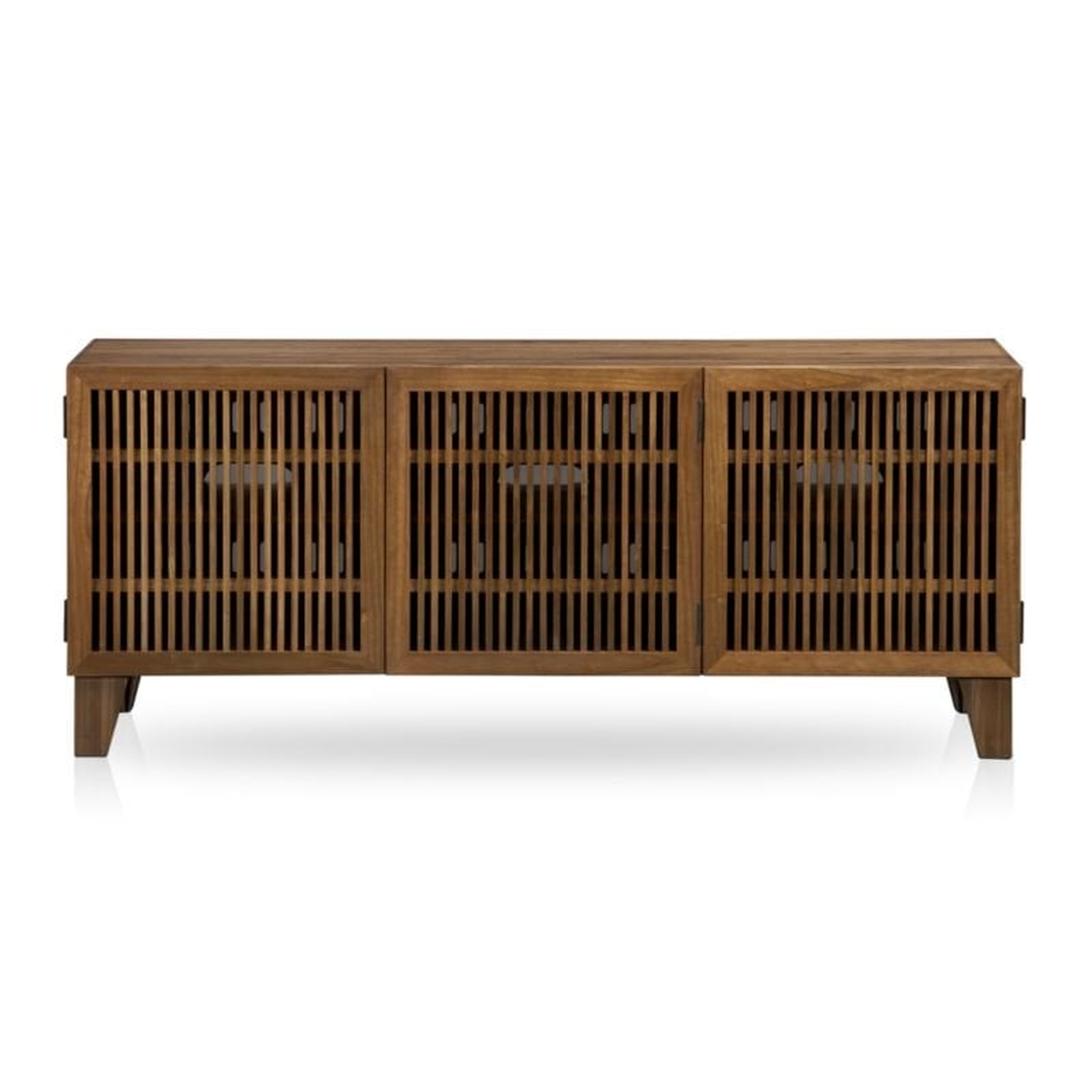 Marin Natural 58" Storage Media Console - Crate and Barrel