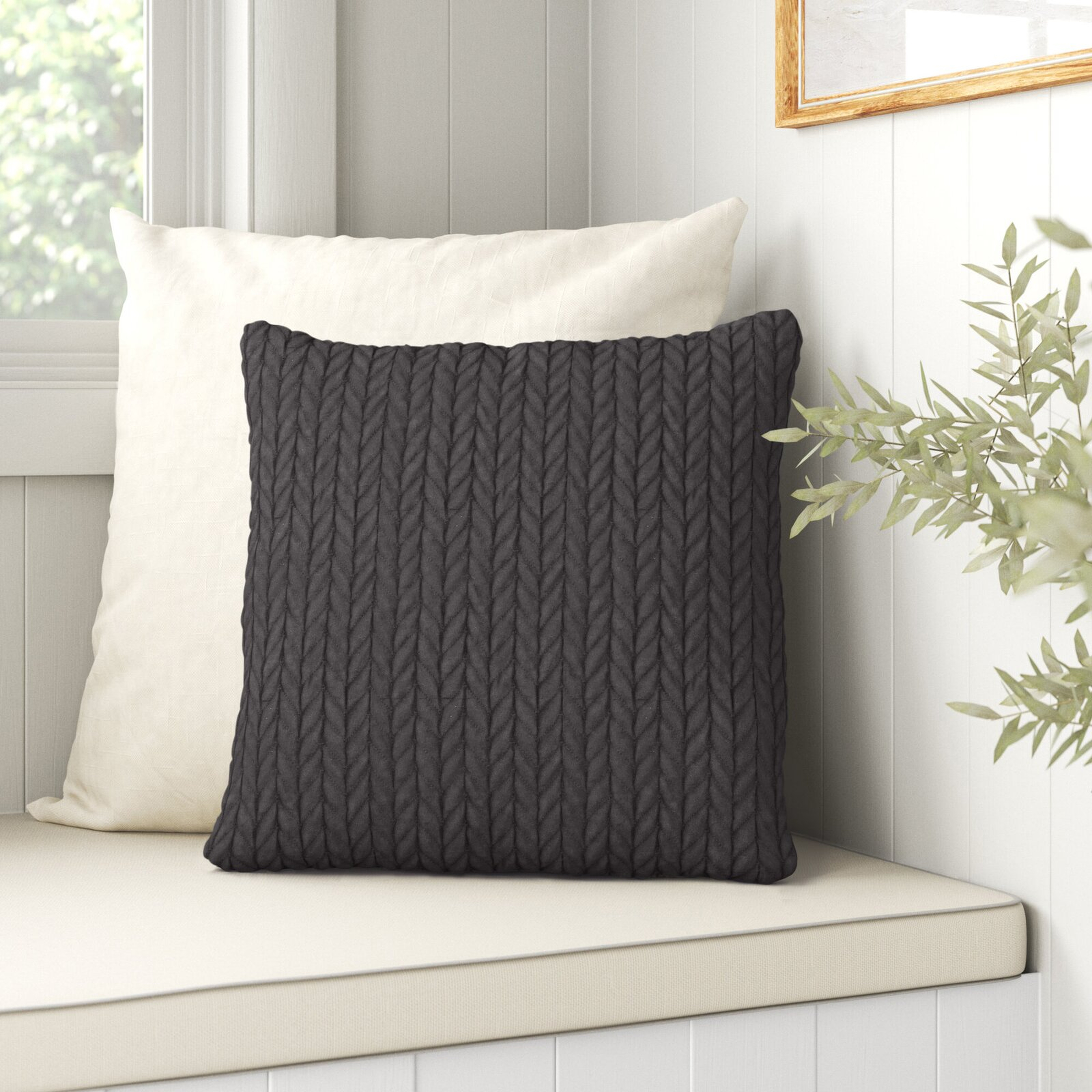 Cou Square Pillow Cover & Insert - Wayfair