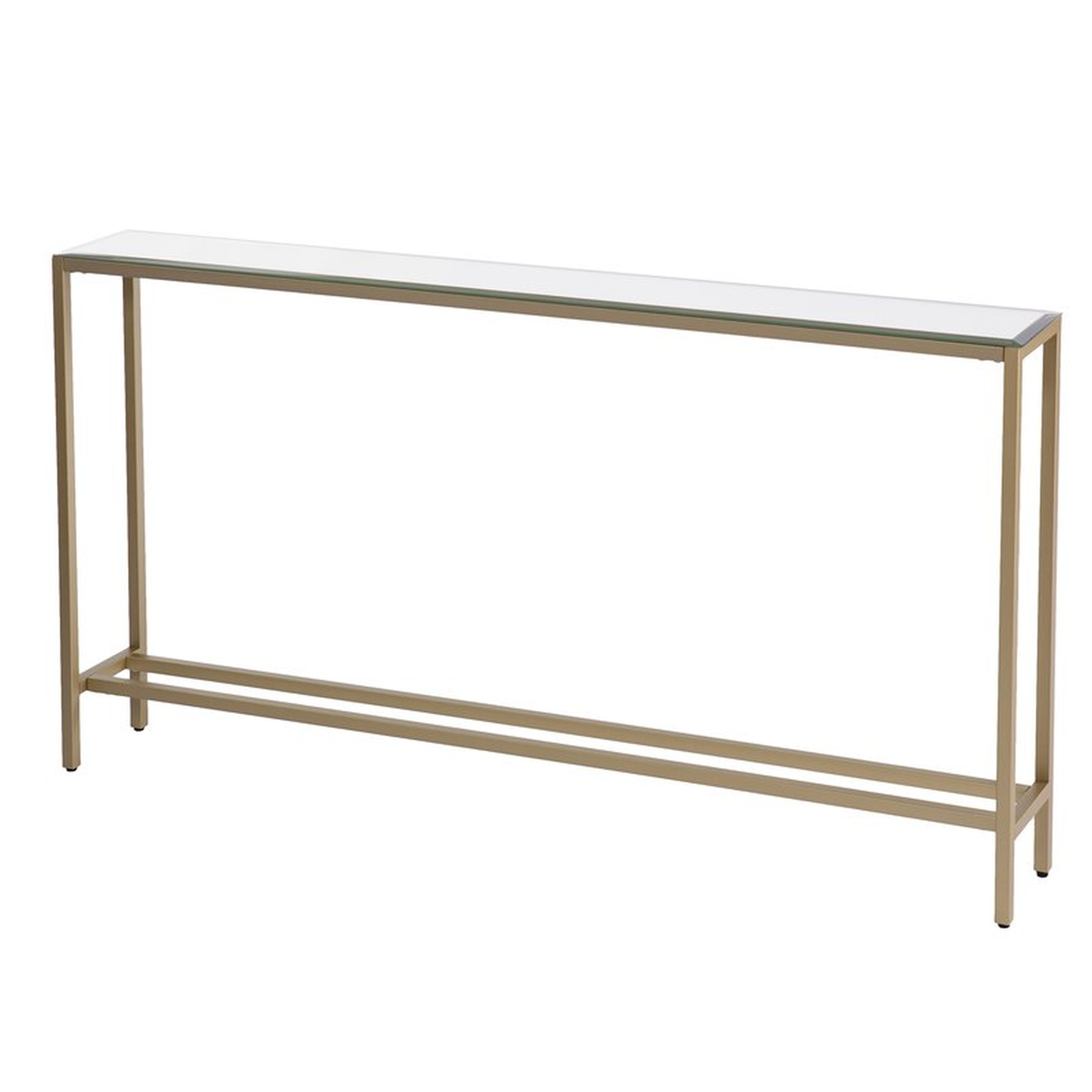 Wigington Console Table with Mirrored Top - Wayfair