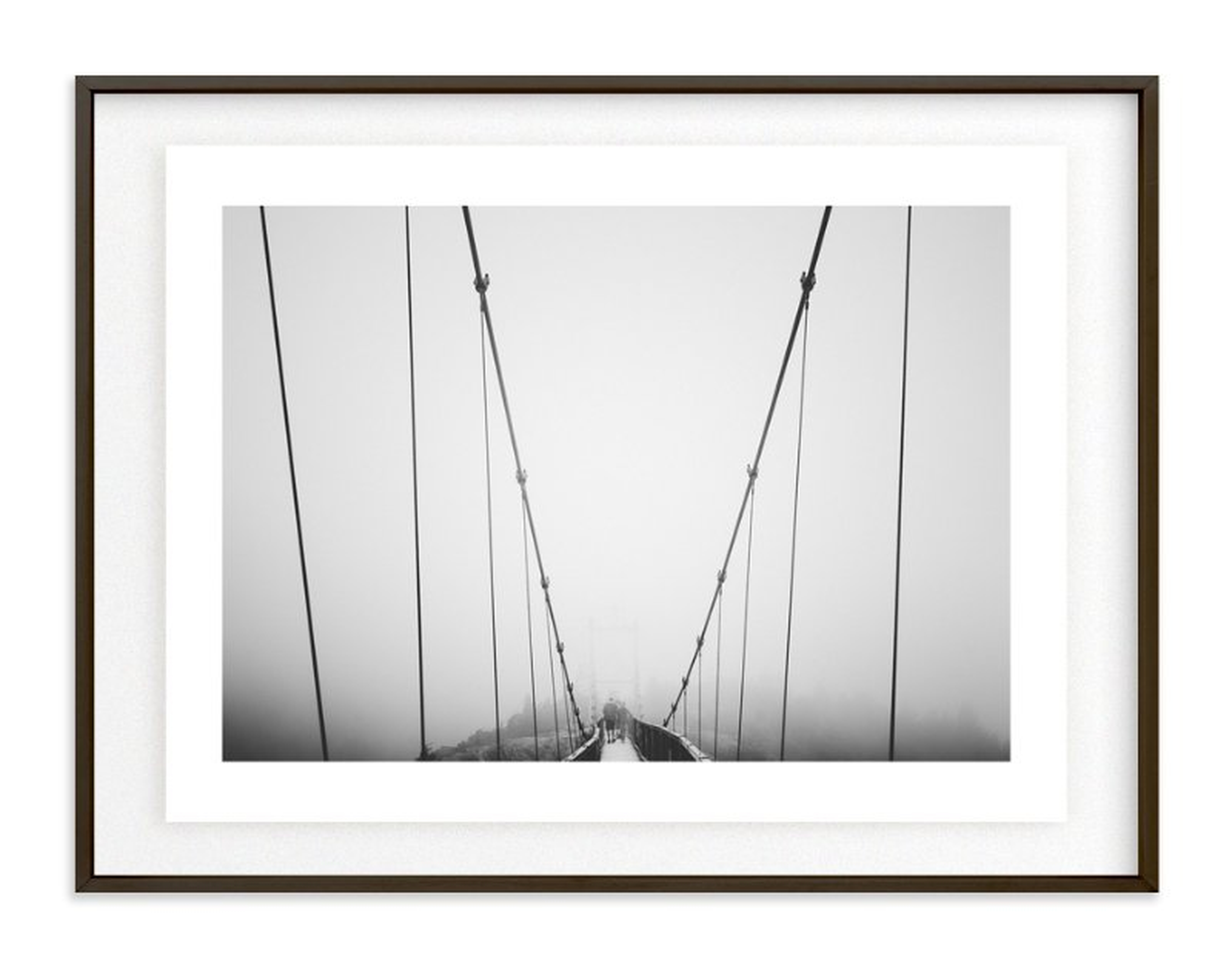 through the fog  - 40x30 - Minted