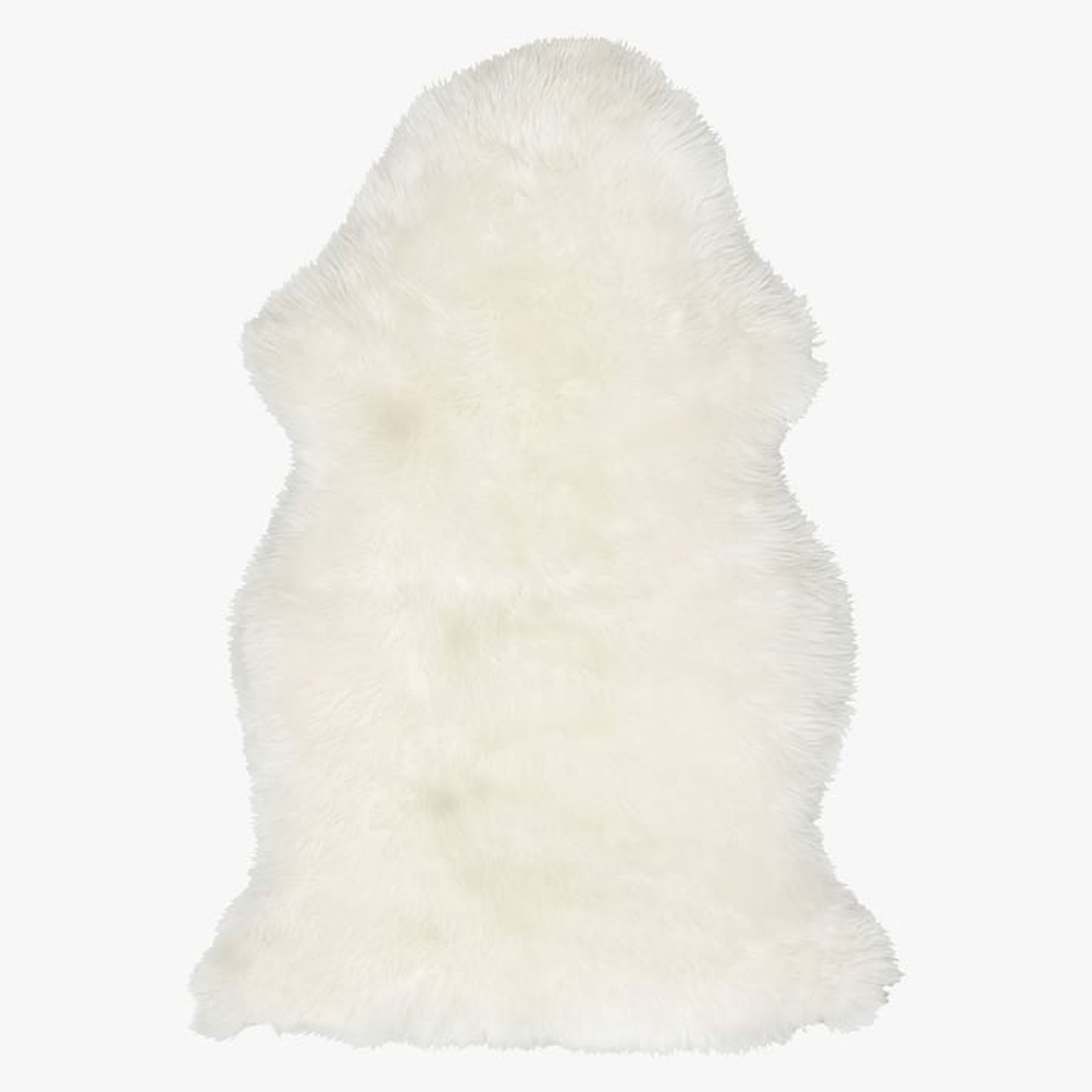 Supersoft Shearling Rug - Ivory - Pottery Barn Teen