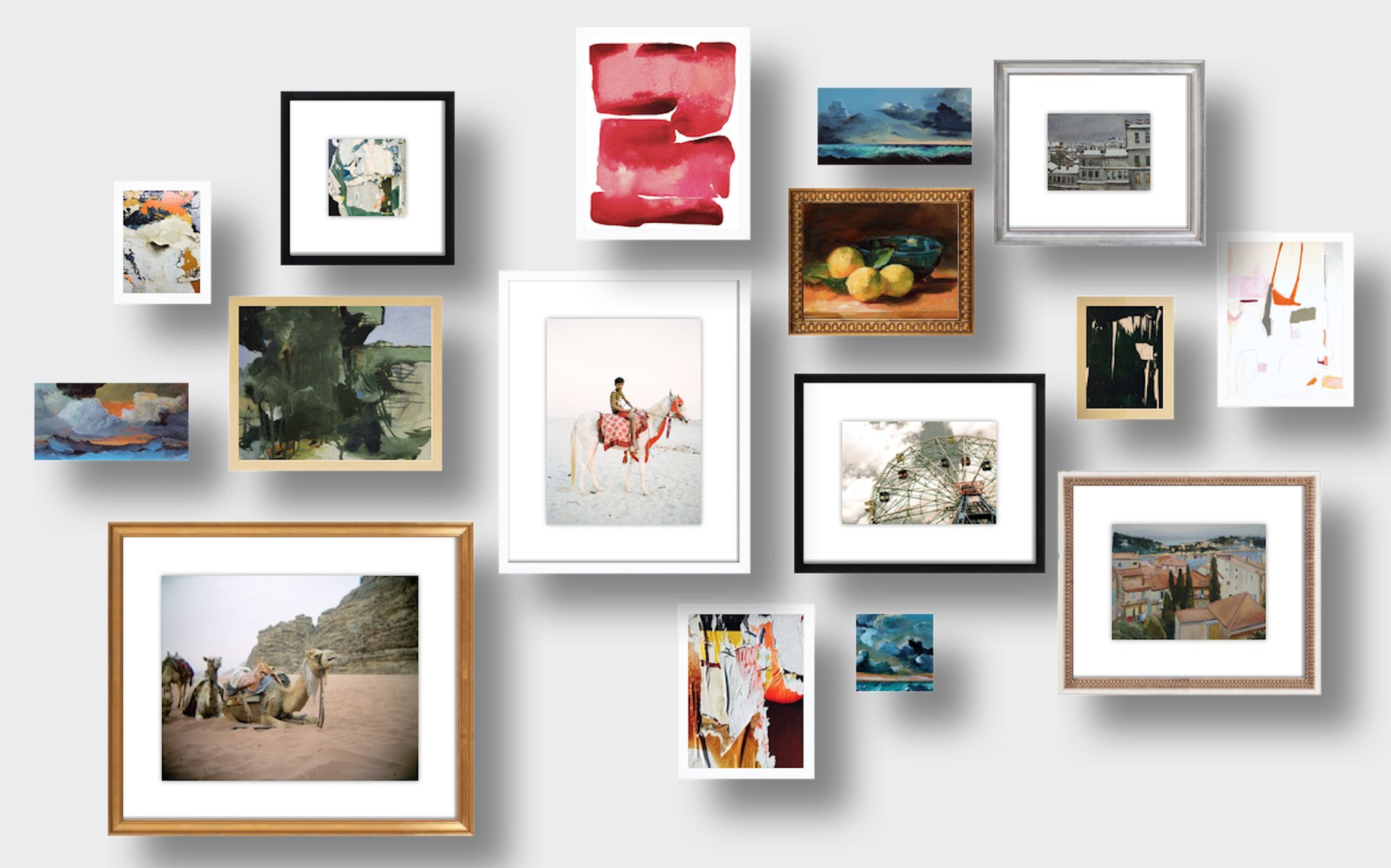 "A Curated Collection" Gallery Wall - Artfully Walls