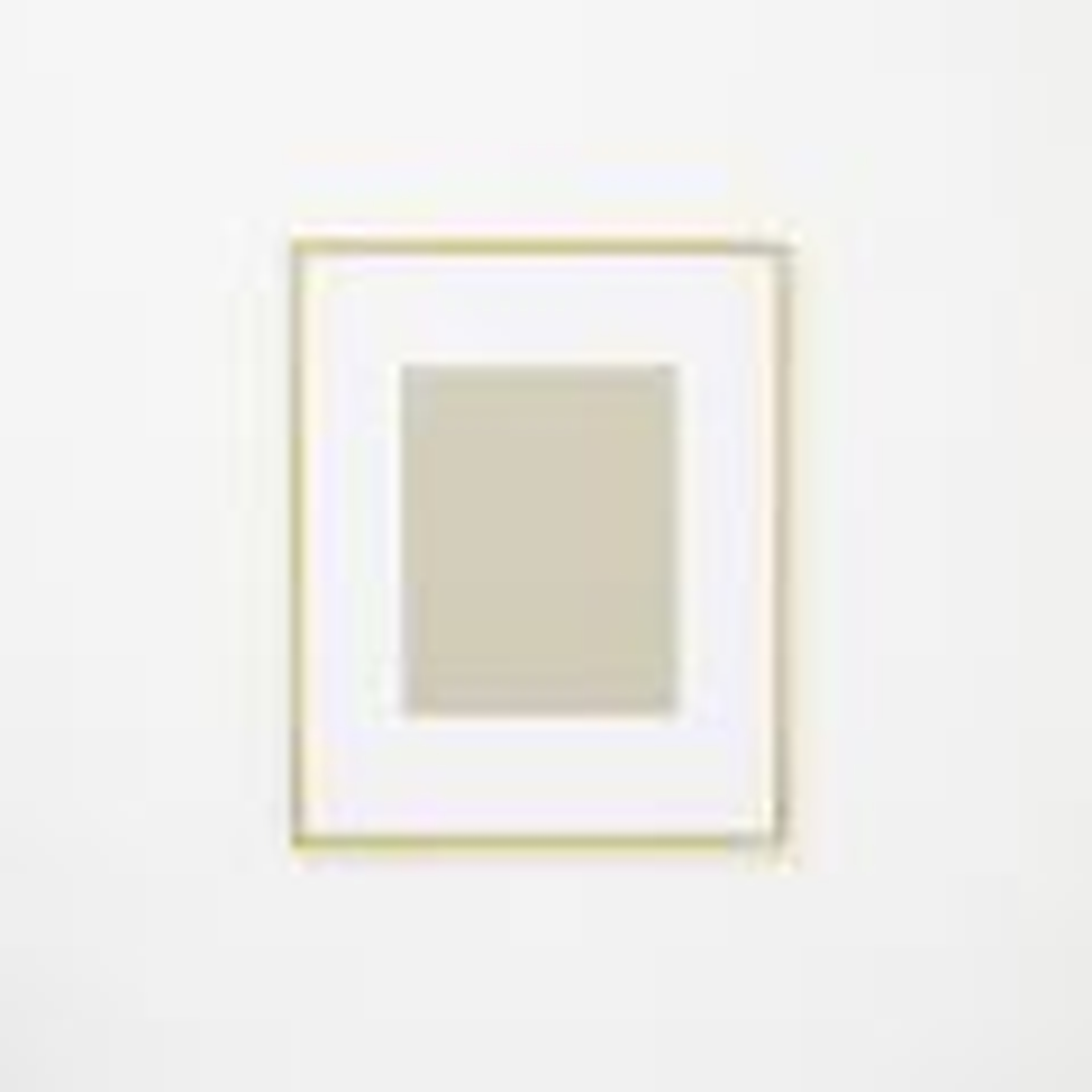 Gallery Frame, Polished Brass, 8" x 10" (13" x 16" without mat) - West Elm