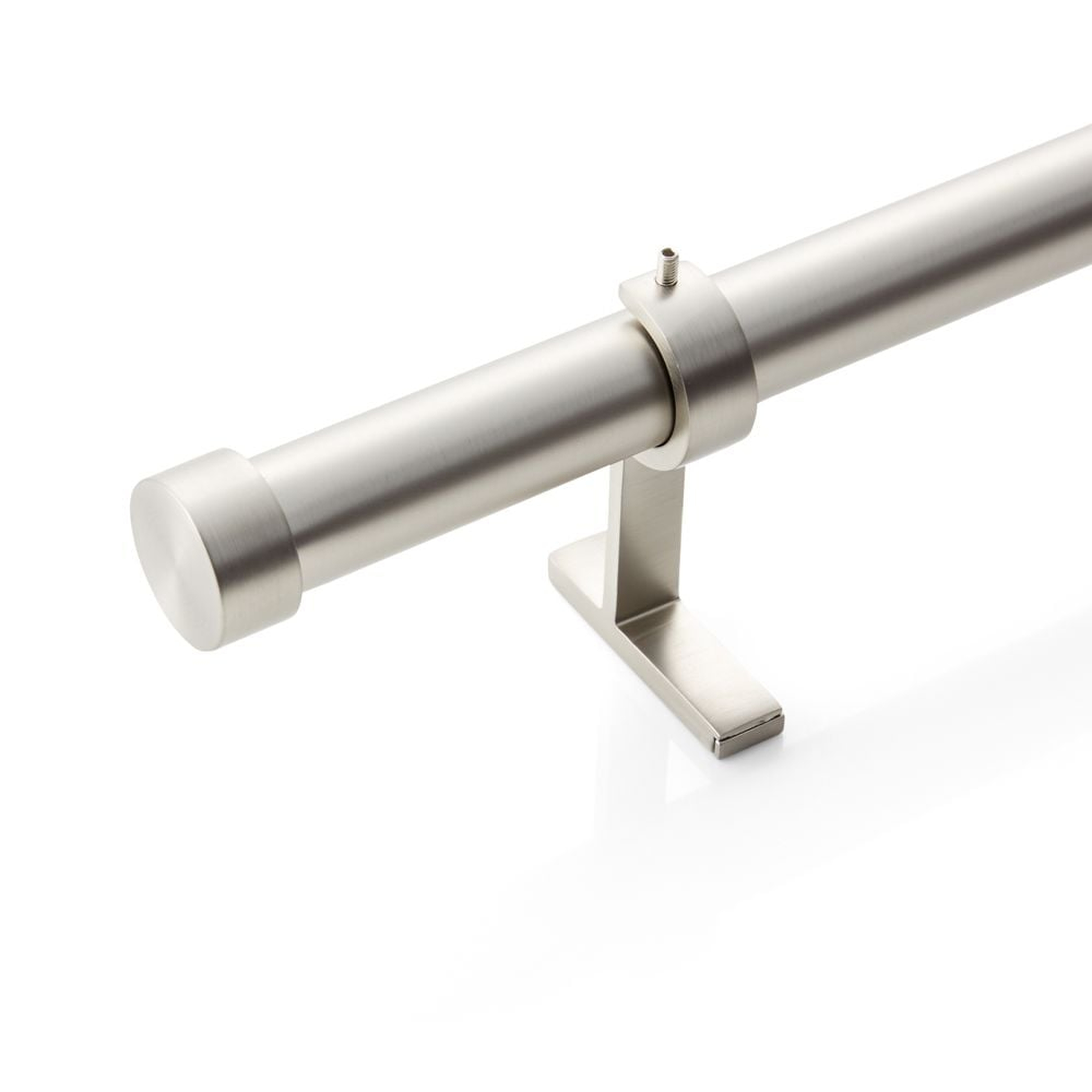 CB End Cap Finial and Curtain Rod Set - Crate and Barrel