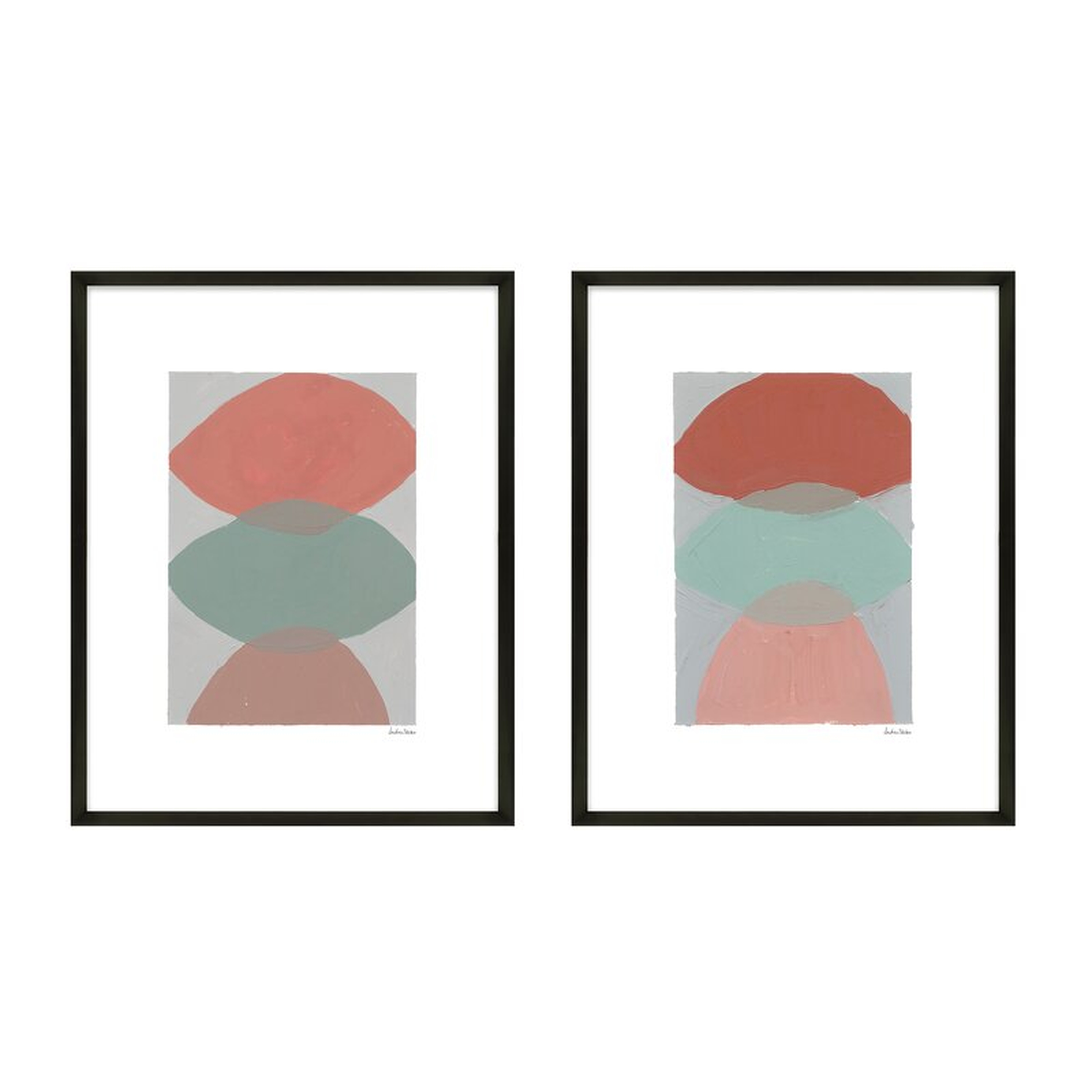 Triple Fusion. Set Of 2 - AllModern