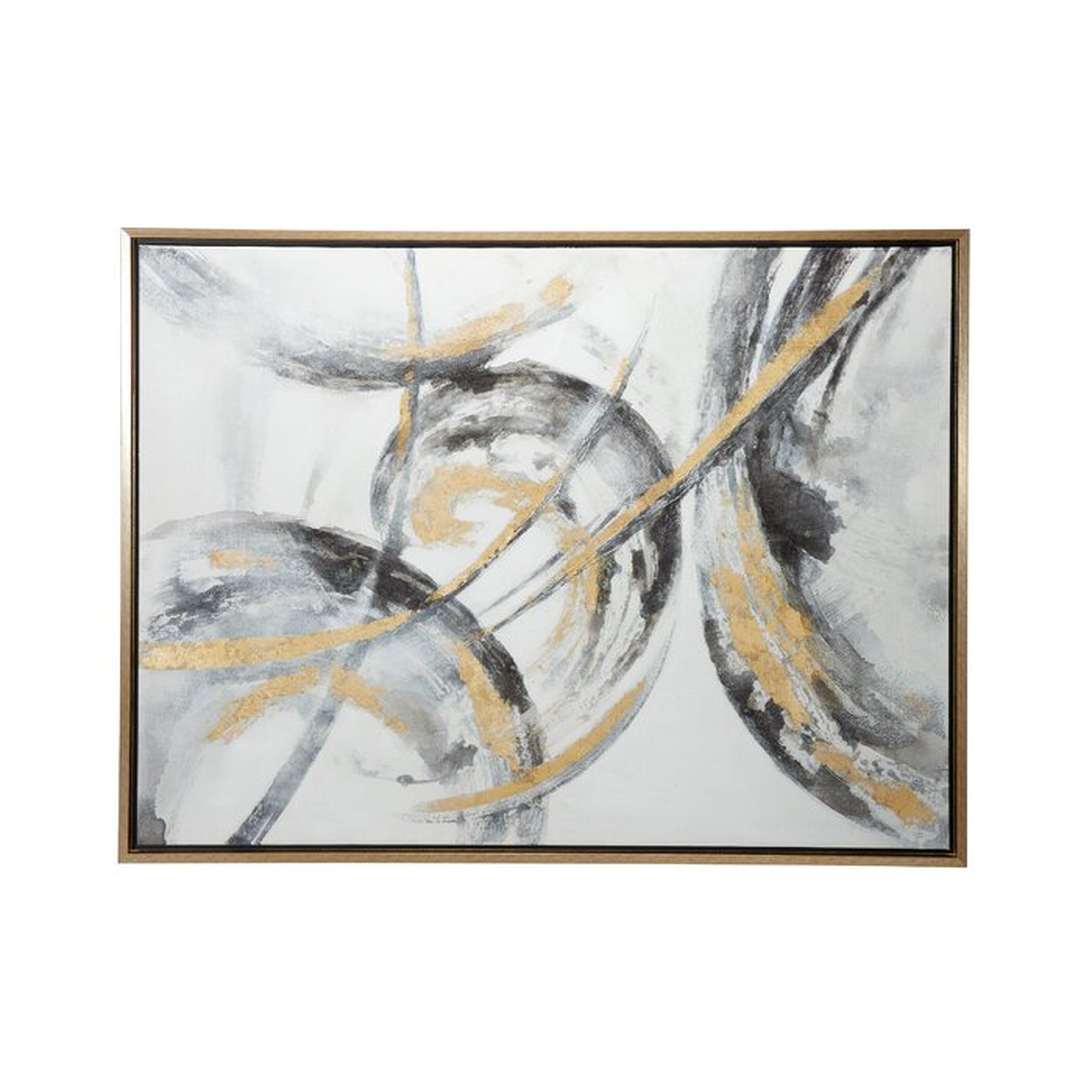 'Abstract' - Picture Frame Painting Print on Canvas - Wayfair