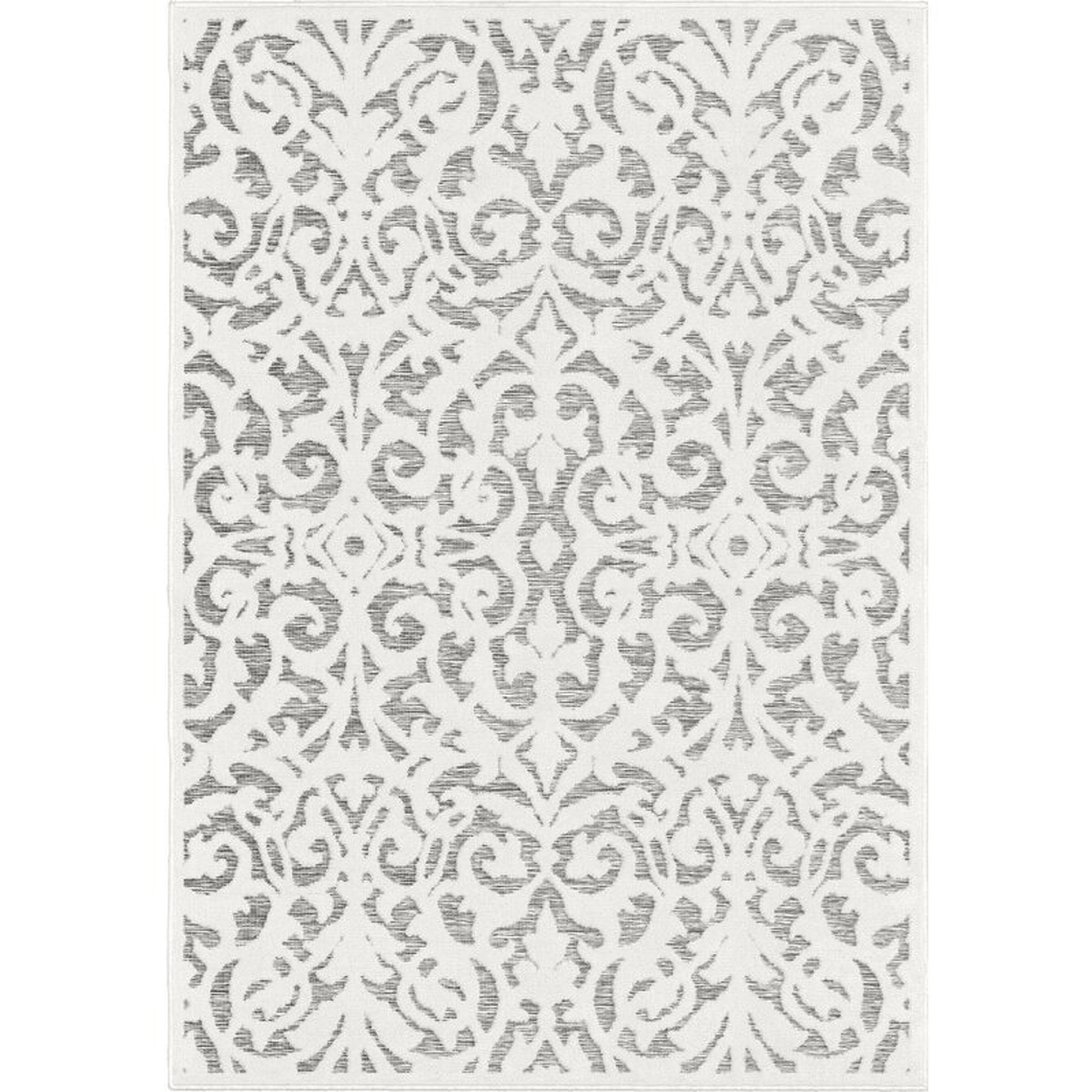 Natural-Gray Indoor/Outdoor Area Rug - Wayfair