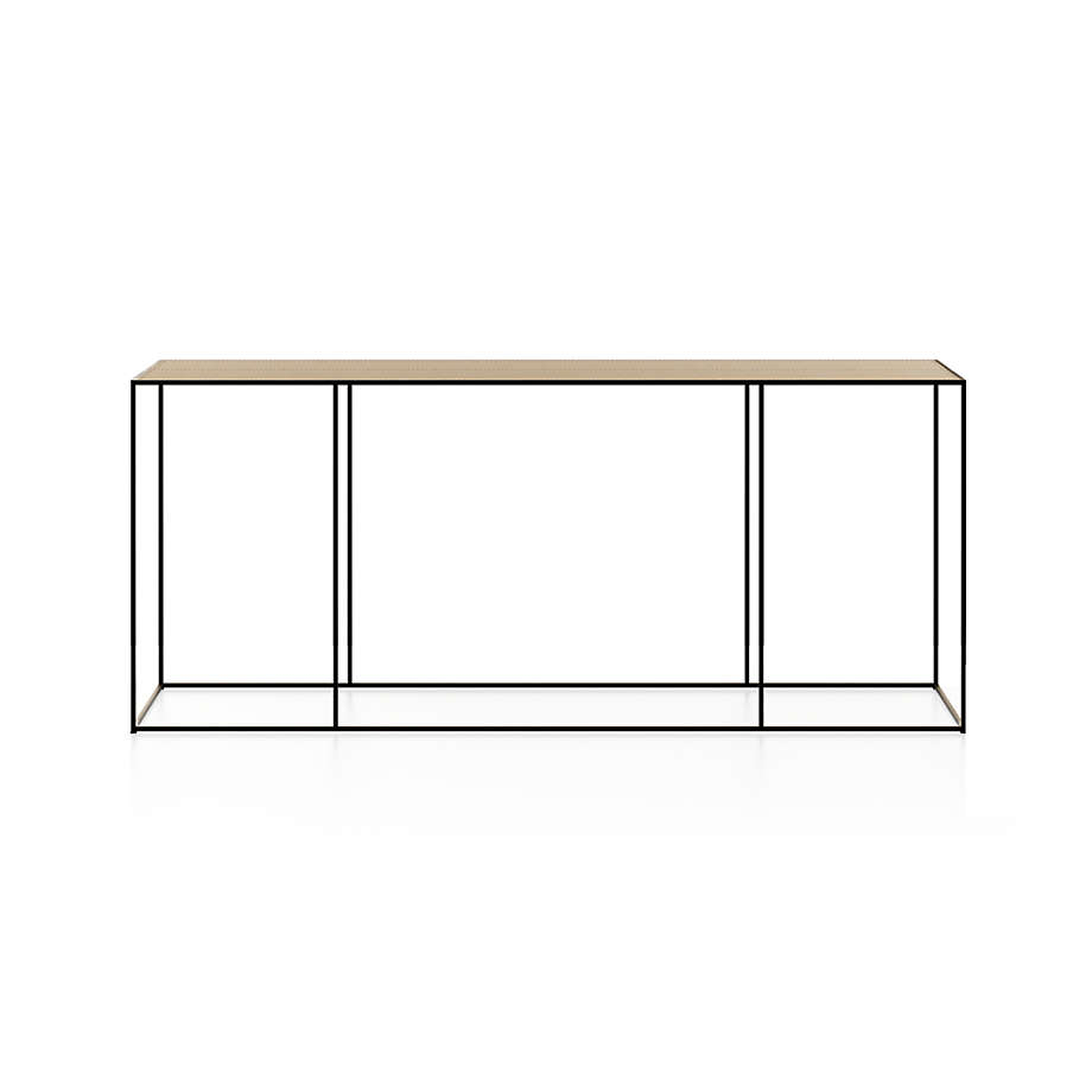 Tavia Brass Console Table - Crate and Barrel