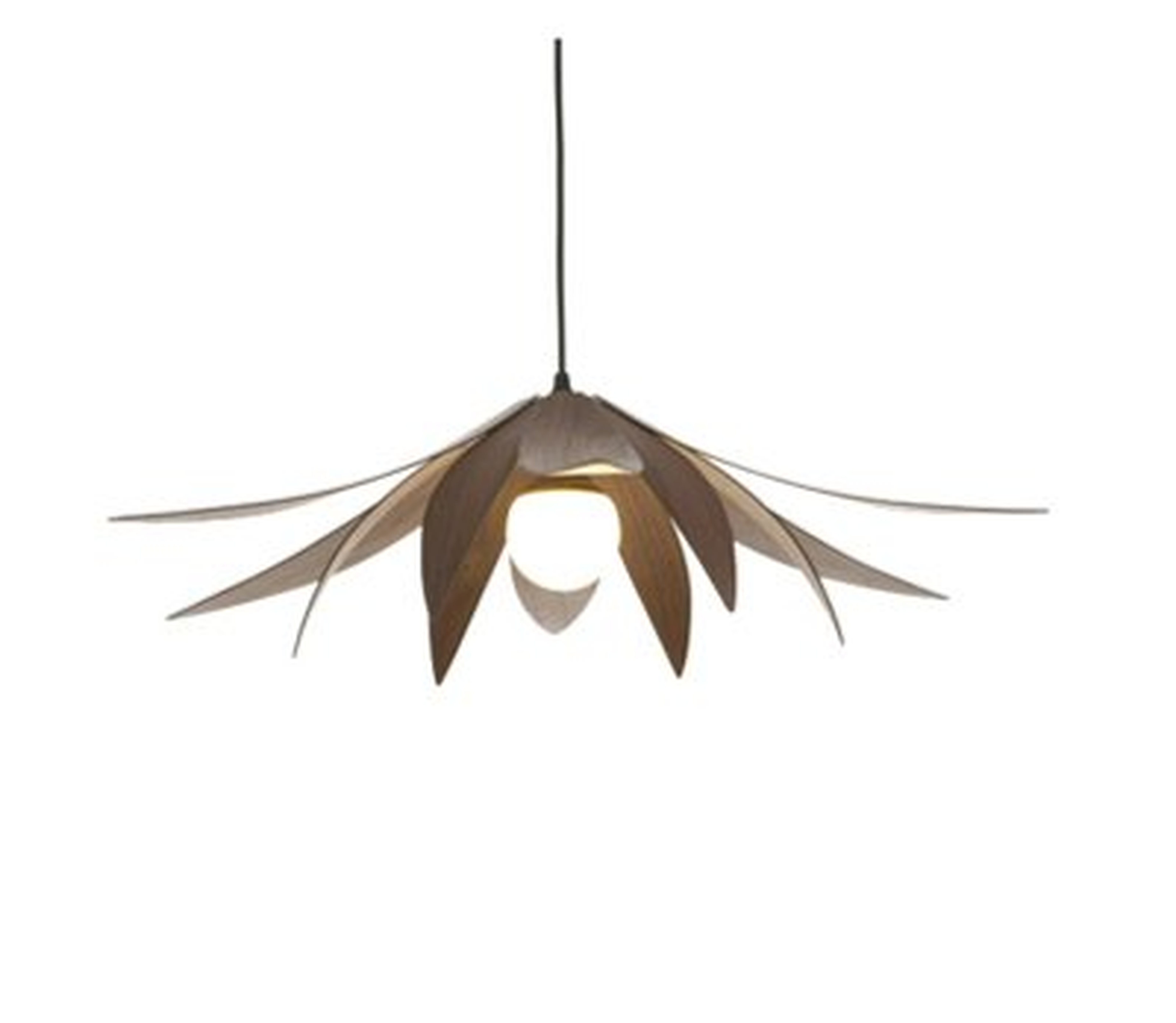 MacMaster Lotus 1 - Light Unique / Statement Cone Pendant Light - Perigold