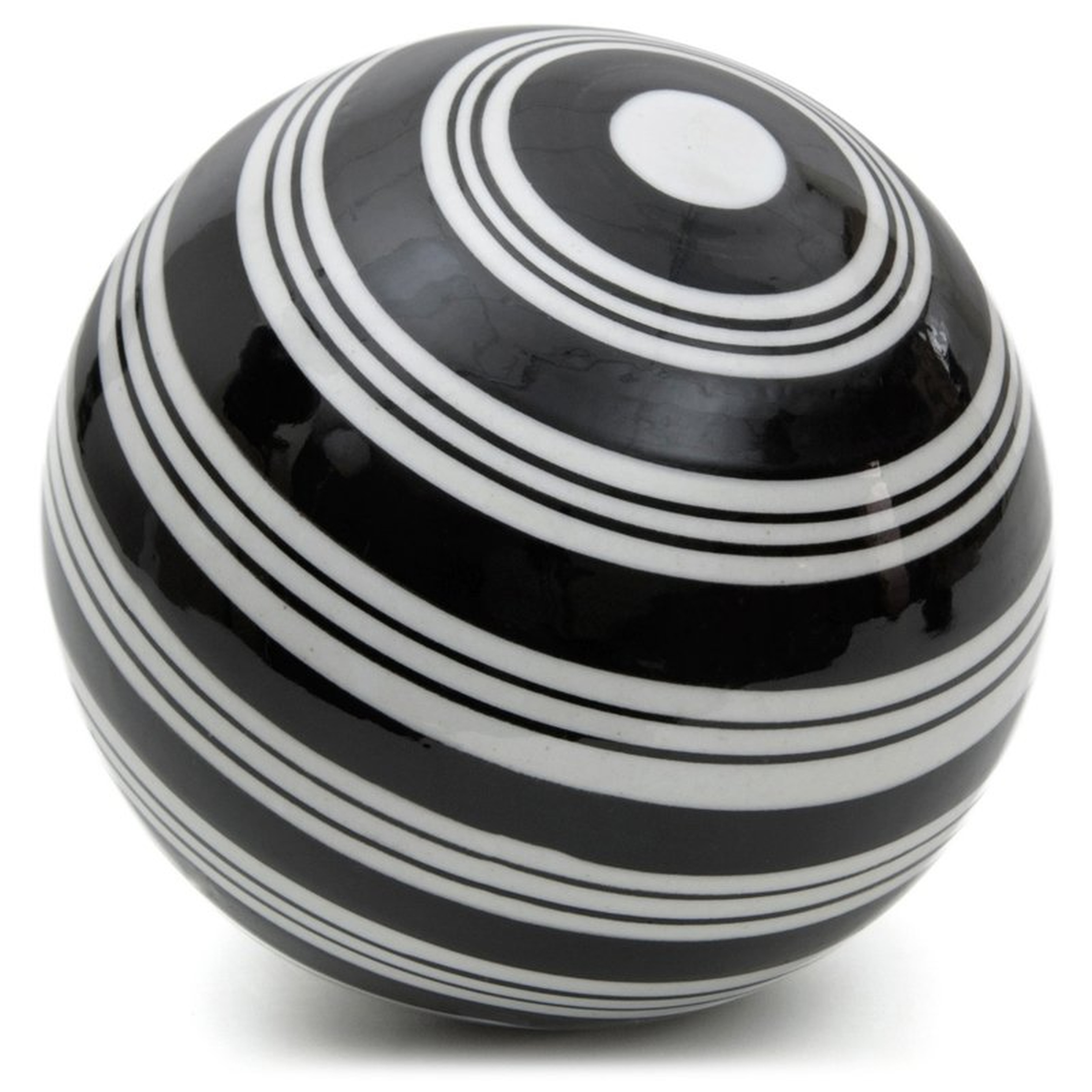 Soltis Stripes Decorative Ball Sculpture - AllModern