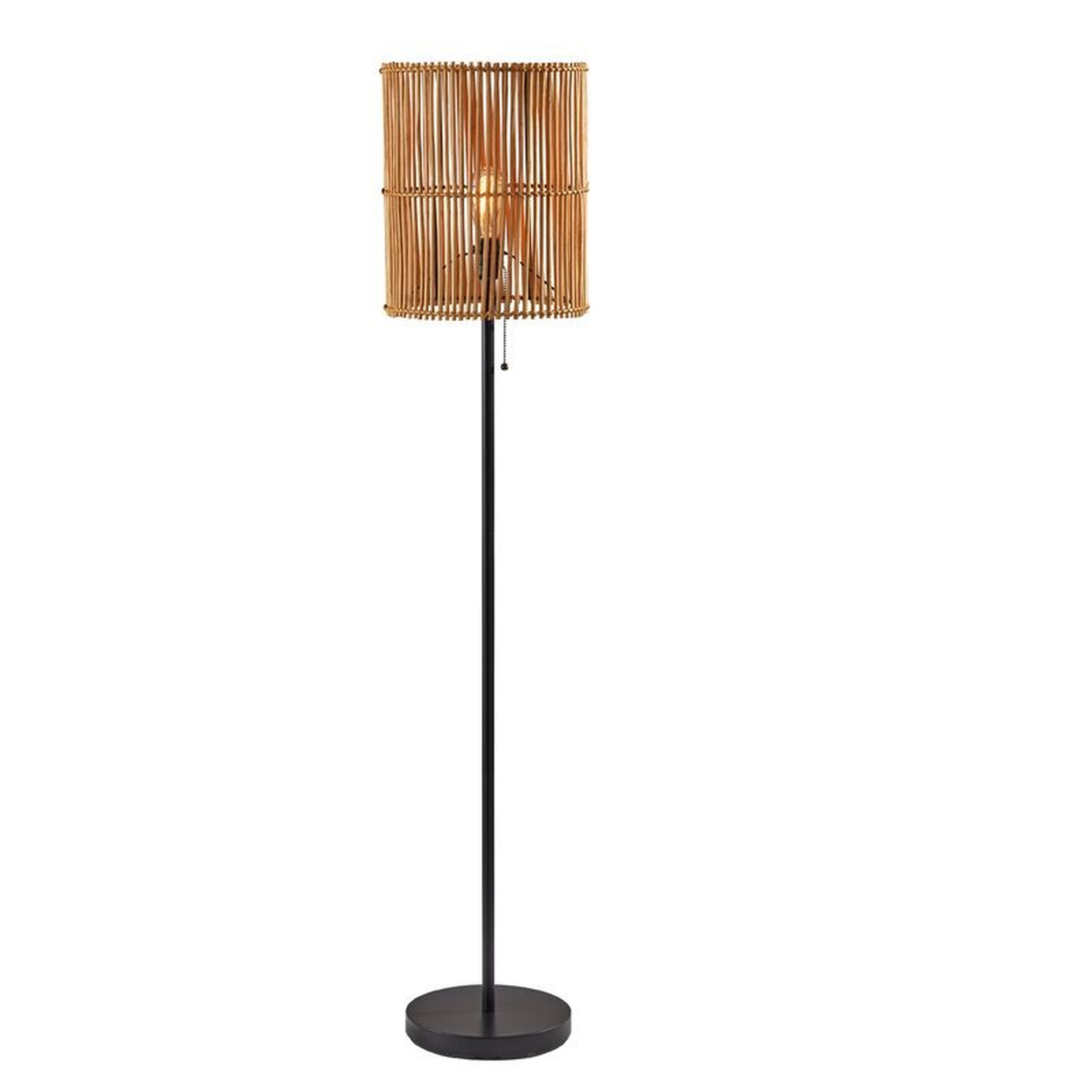 Alessio 58'' Dark Bronze Traditional Floor Lamp - Wayfair