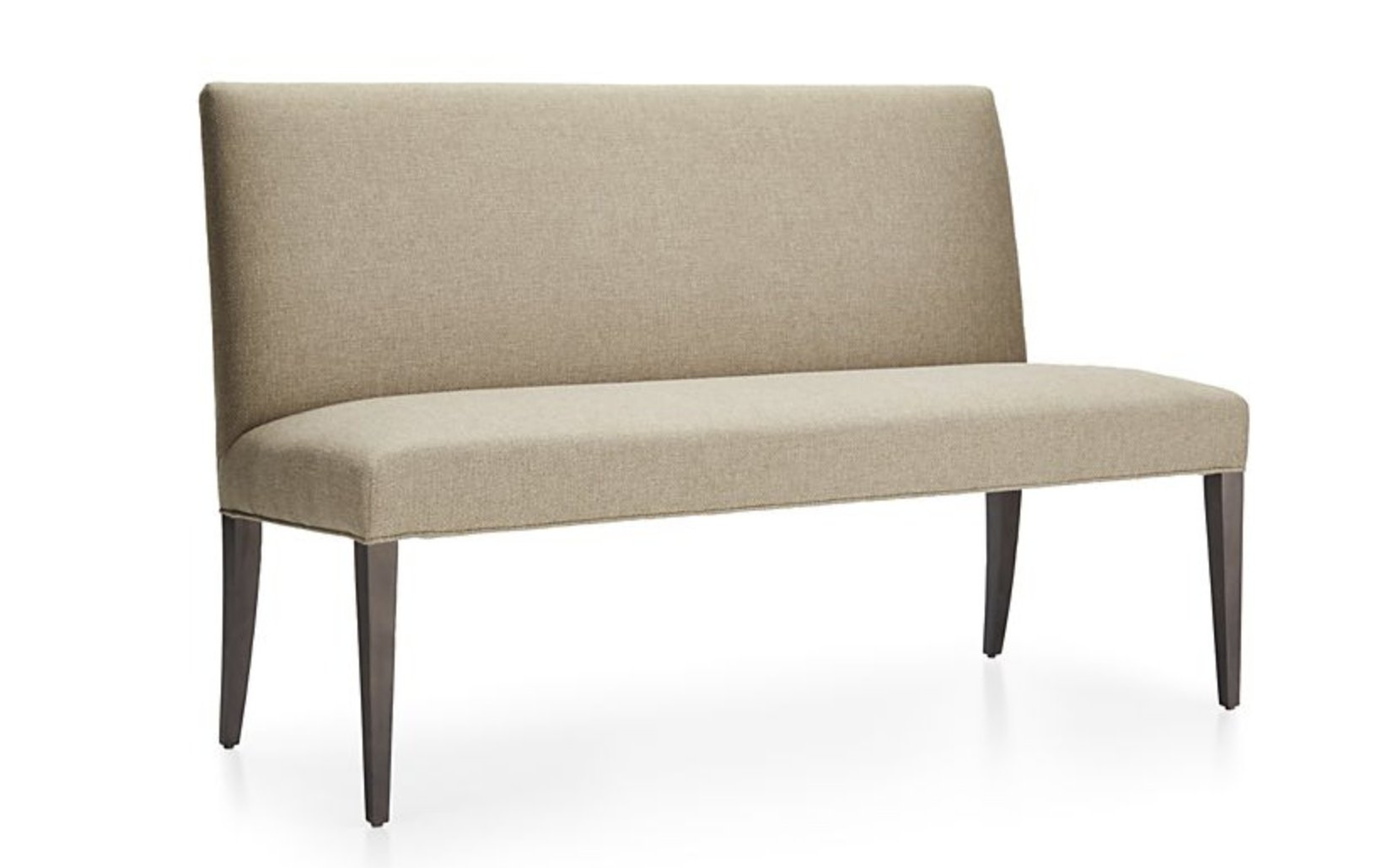 Miles 58" Medium Upholstered Dining Banquette Bench - Crate and Barrel