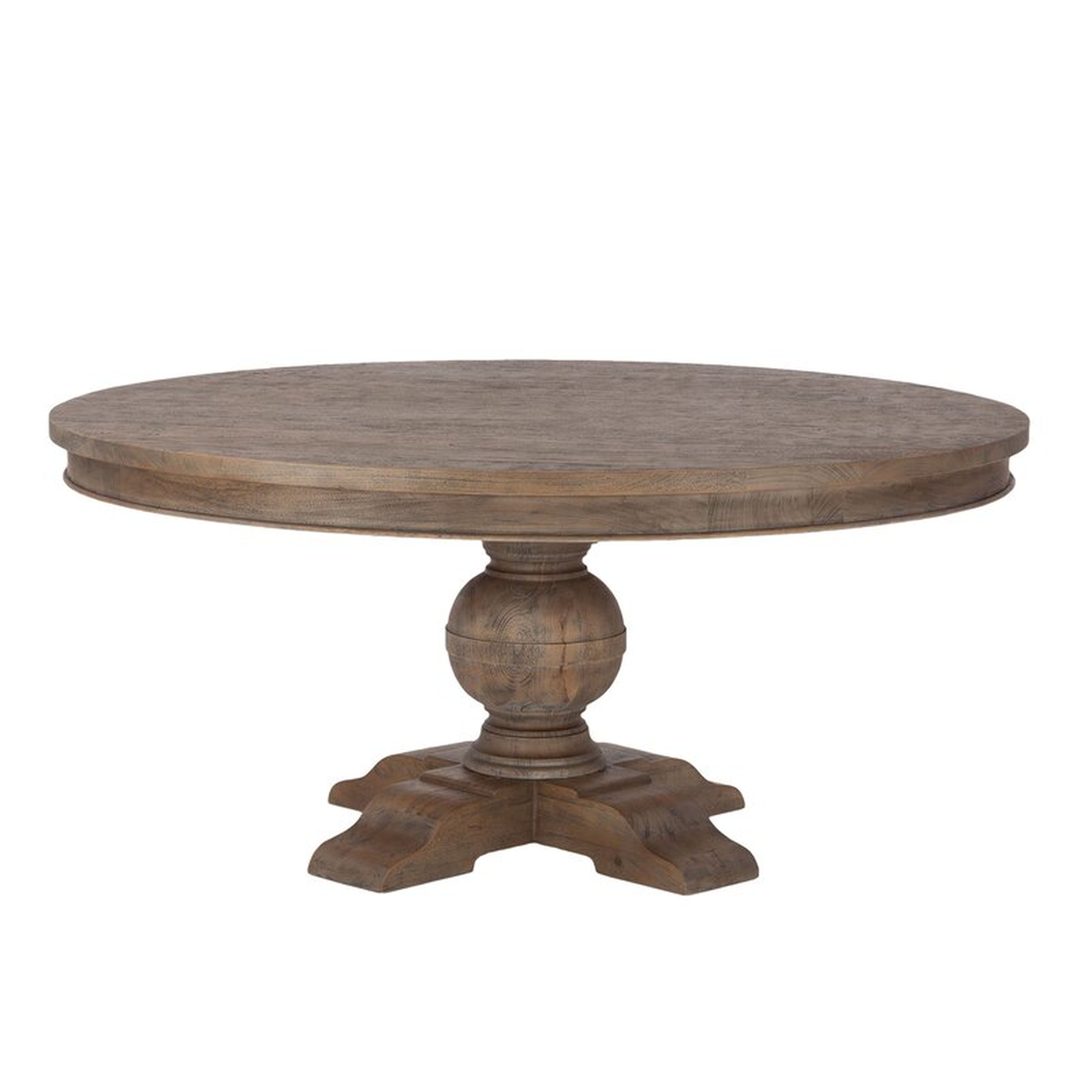 Richlands Mango Solid Wood Pedestal Dining Table - Wayfair