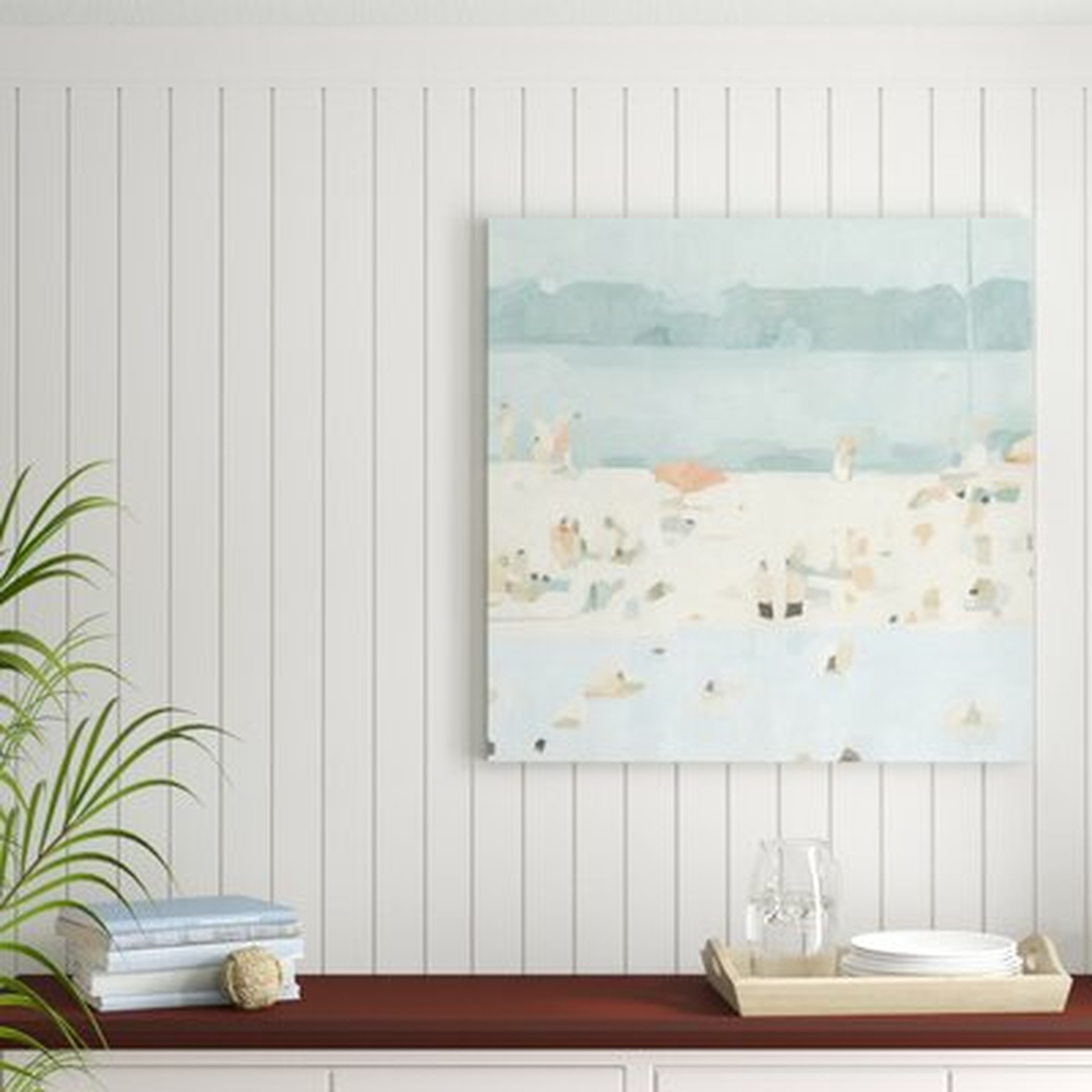 'Sea Glass Sandbar II' Painting on Canvas - Wayfair