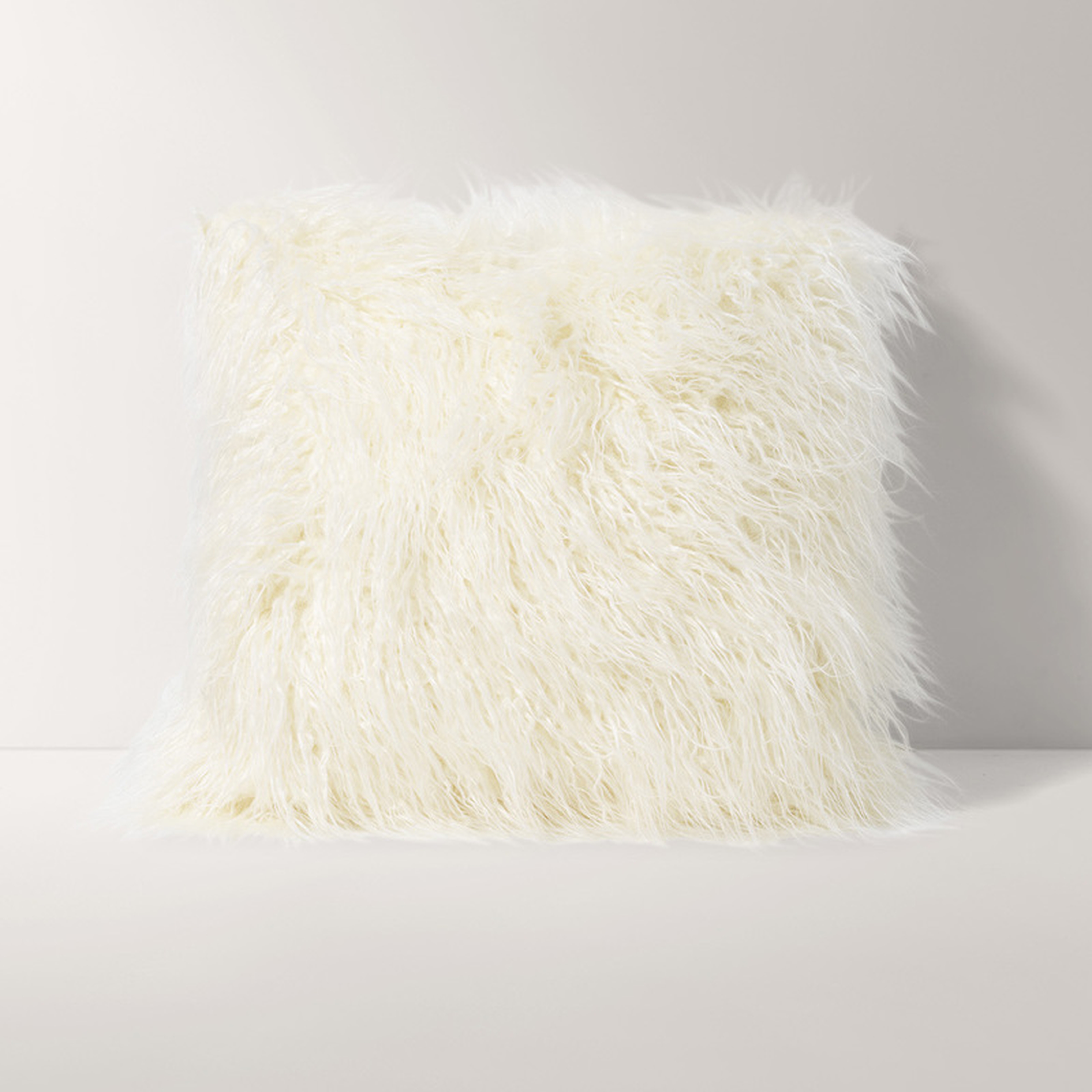 The Mongolian Faux Fur Throw Pillow - Burrow