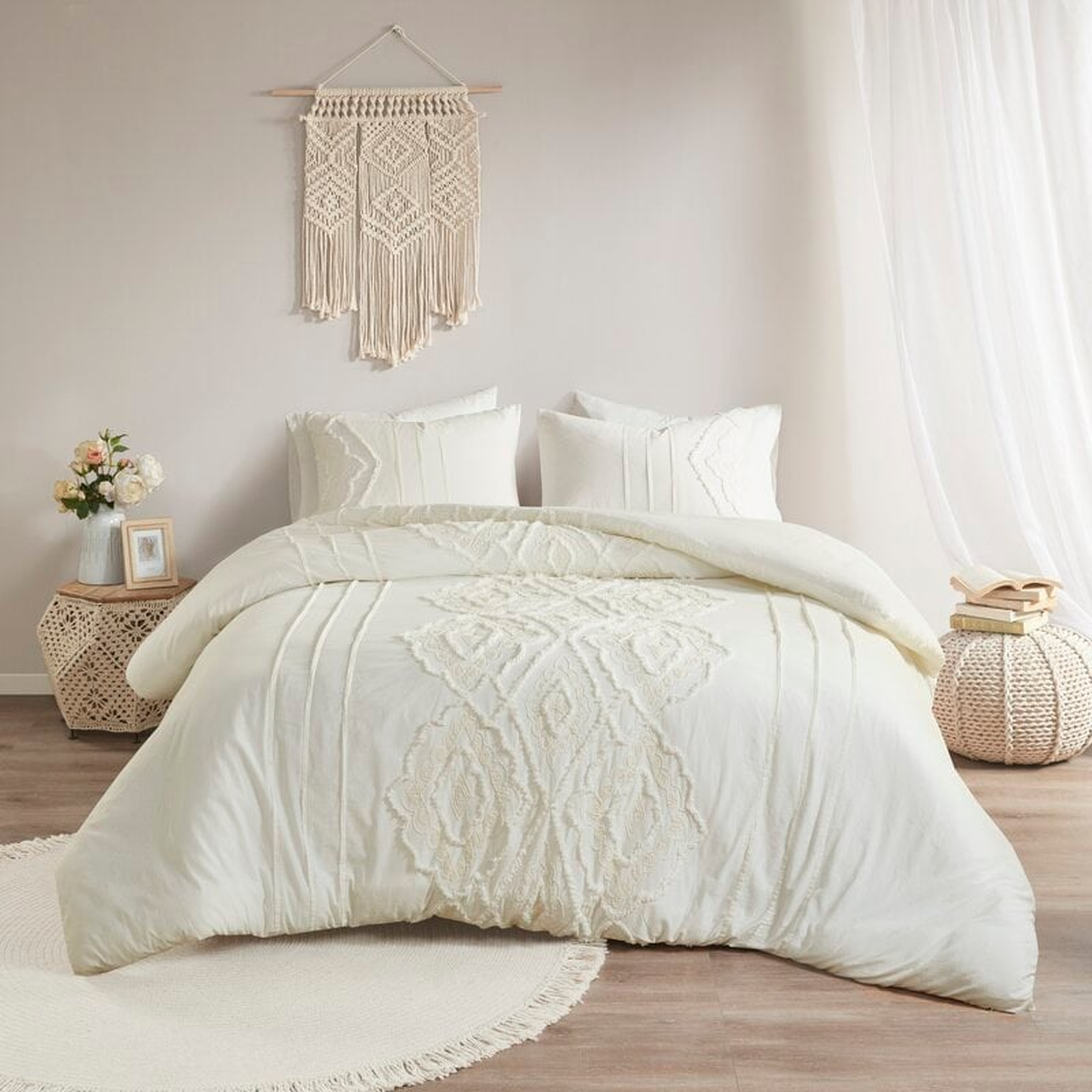 Chittening 100% Cotton 3 Piece Comforter Set - Wayfair