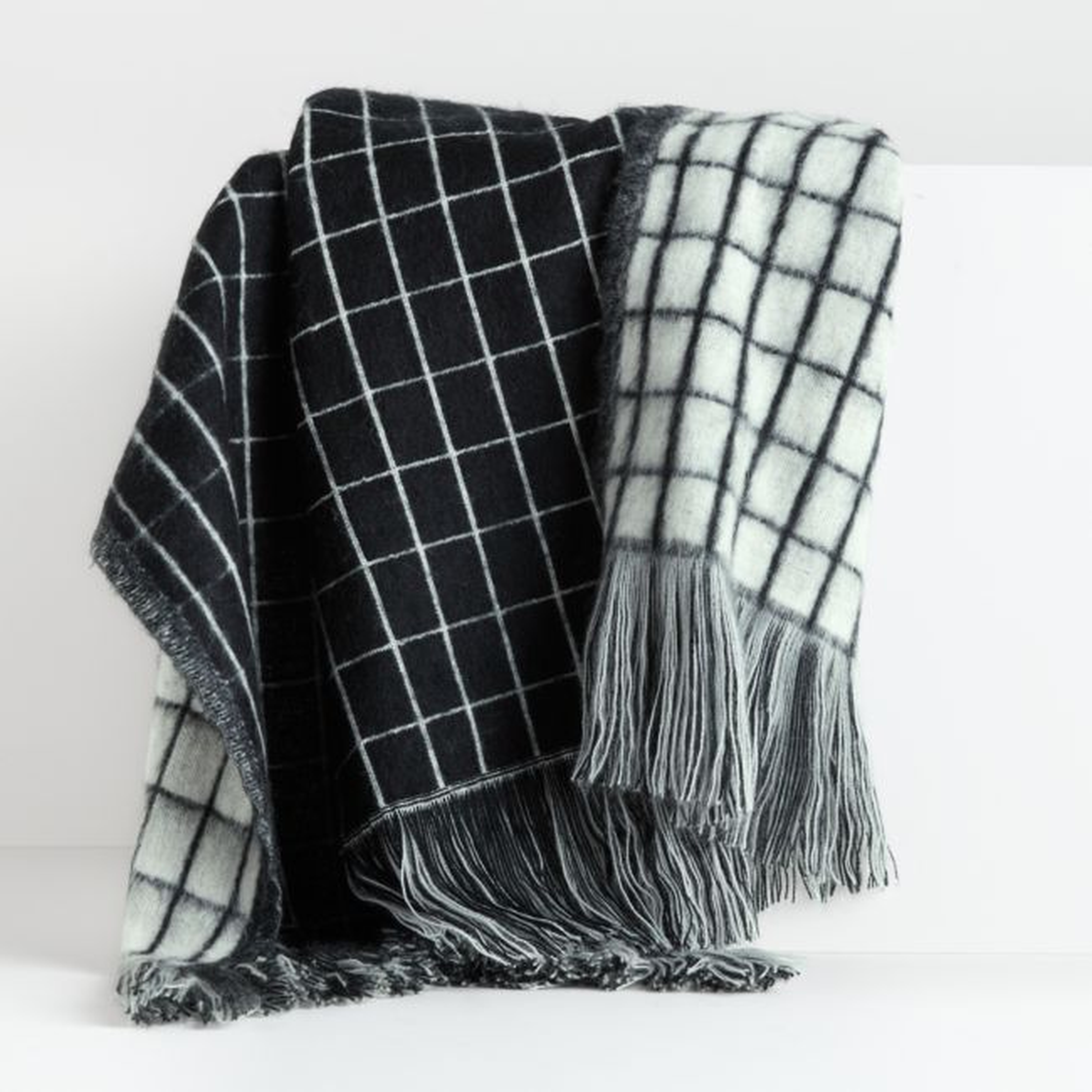 Eisen Obsidian Throw Blanket - Crate and Barrel
