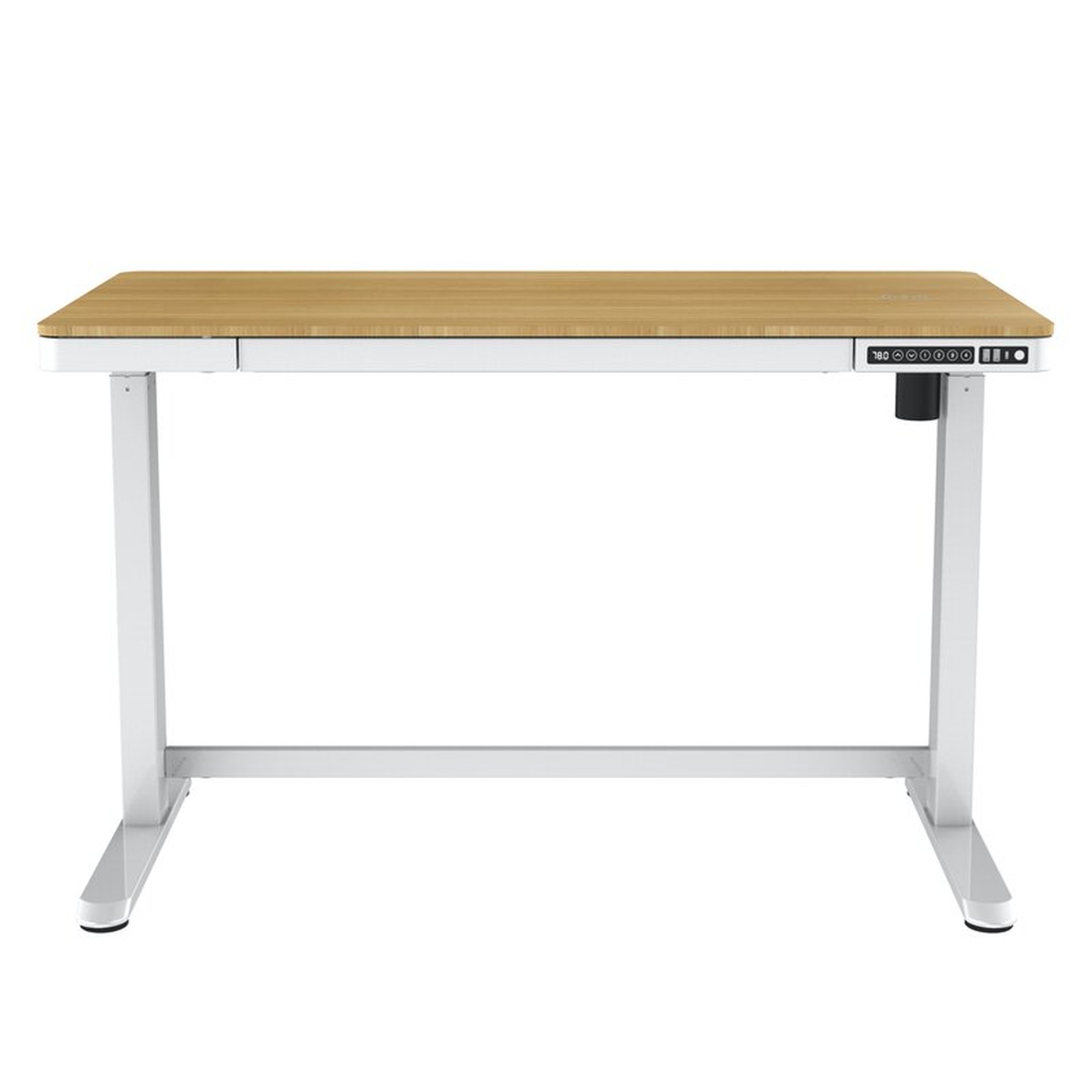 Cashwell Height Adjustable Standing Desk / Oak - Wayfair