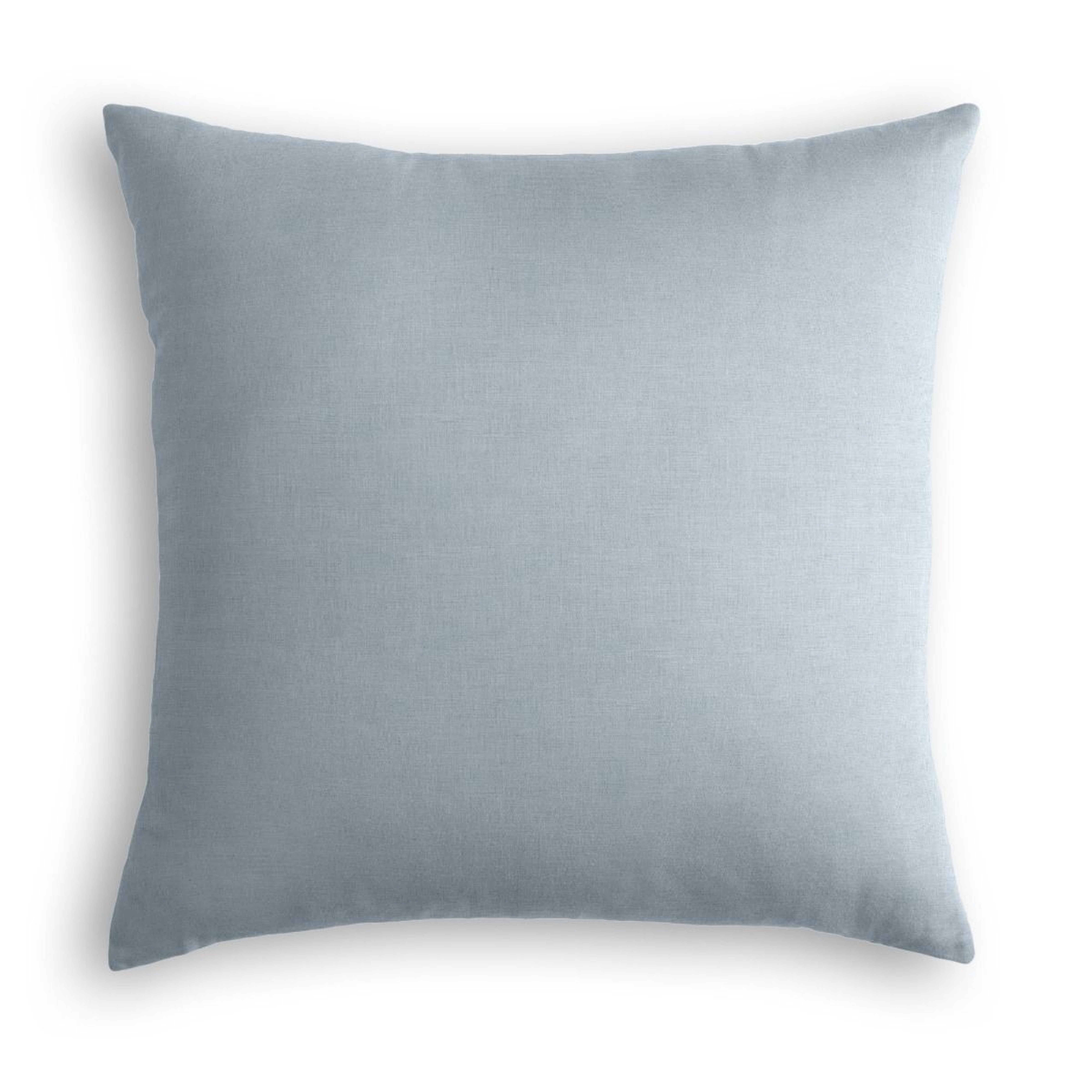 Classic Linen Pillow, Dusk, 18" x 18" w/ Down Insert - Havenly Essentials