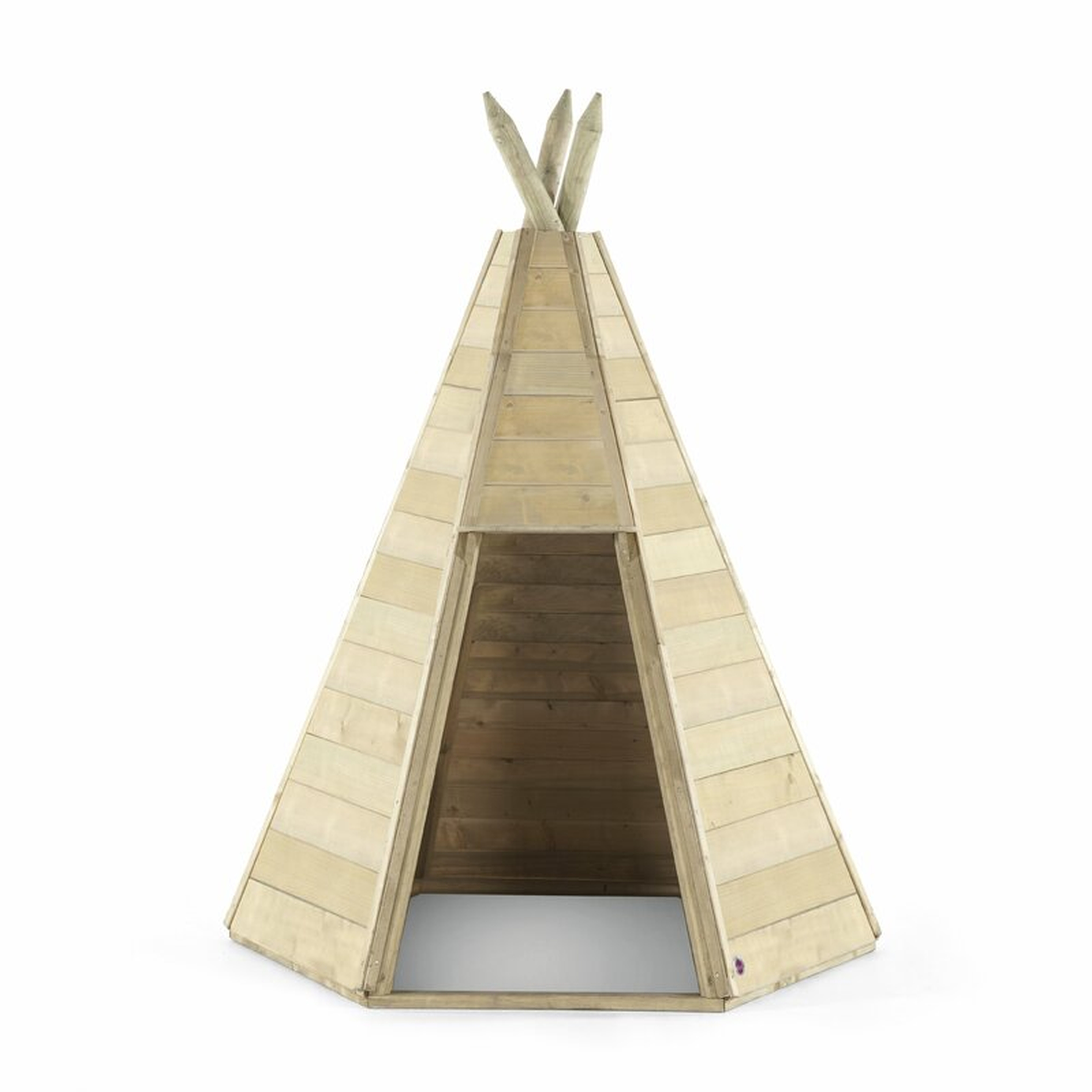 Solid Wood Triangular Play Tent - Wayfair