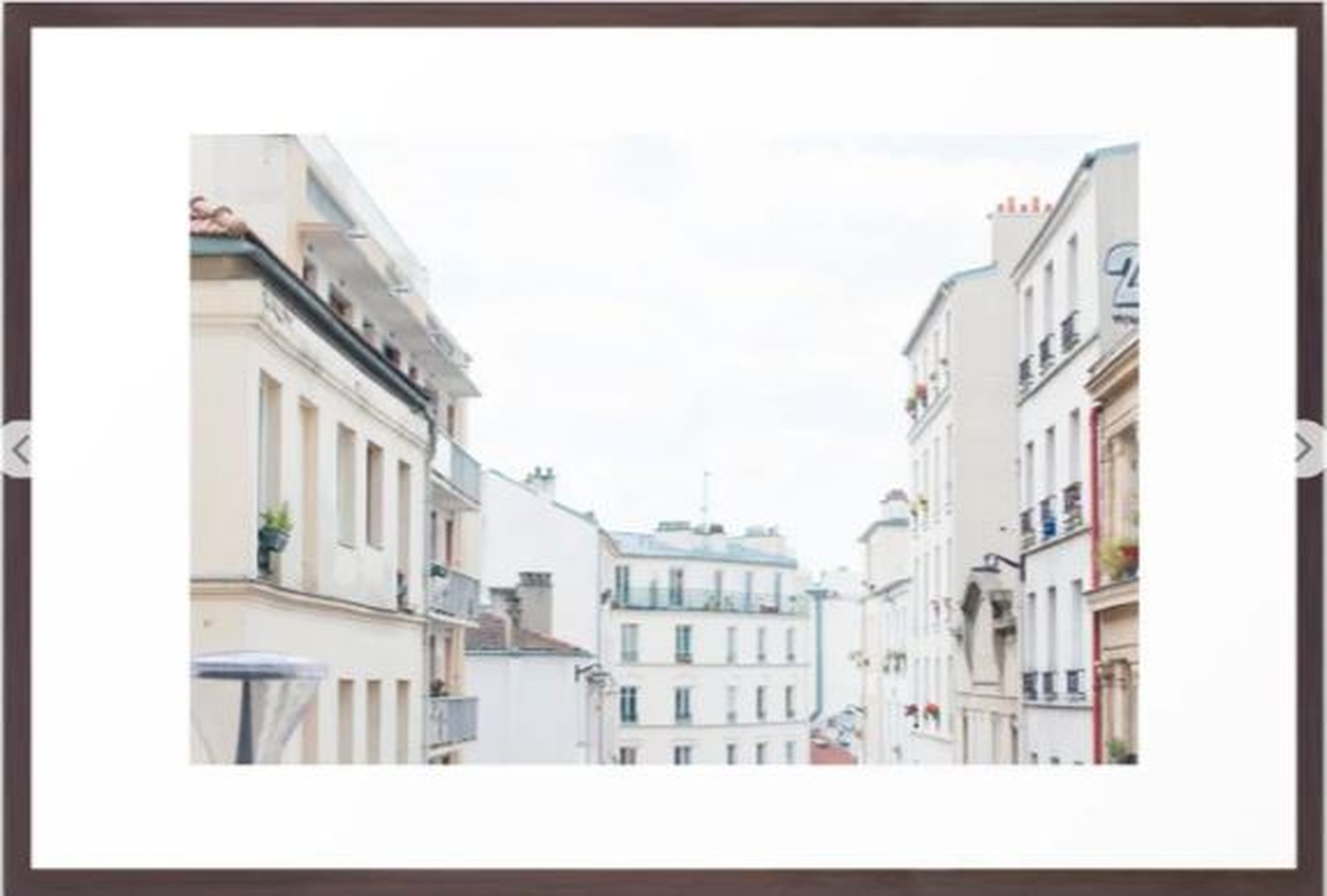 Paris France Sunny Day Skyline Buildings Framed Art Print - Society6