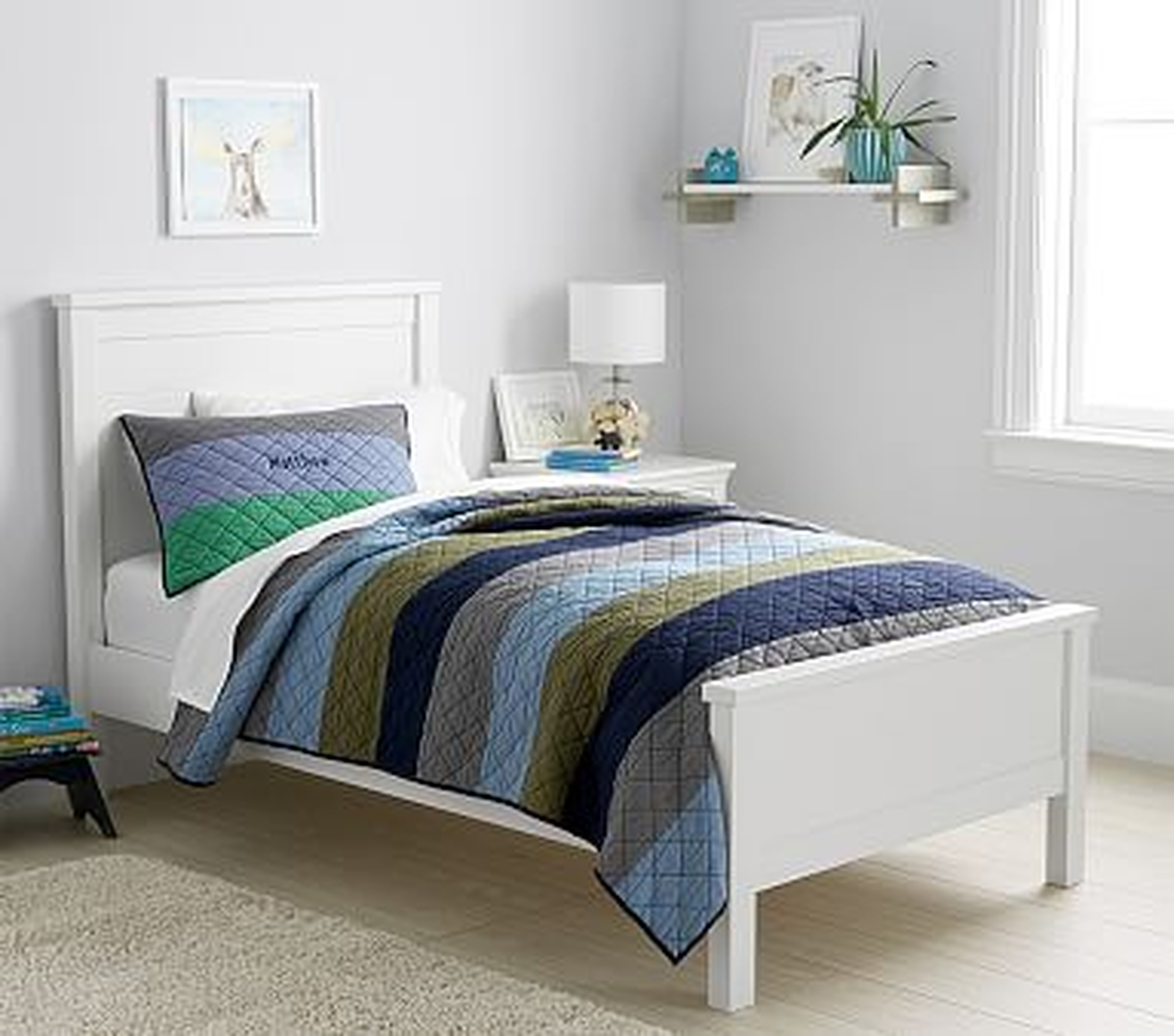 Charlie Low Footboard Bed, Twin, Simply White, Flat Rate - Pottery Barn Kids