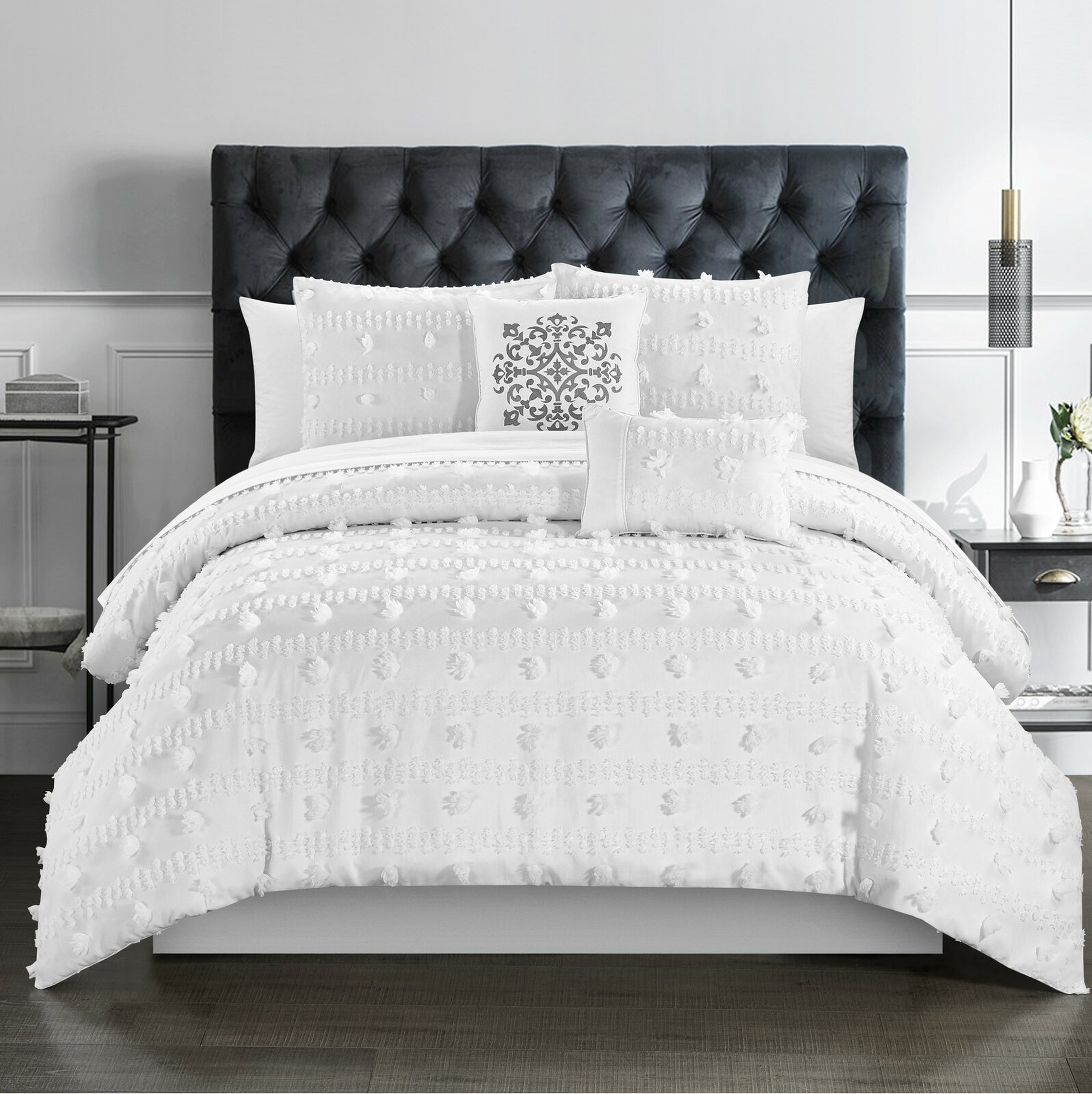Enlow Microfiber 5 Piece Comforter Set - Wayfair