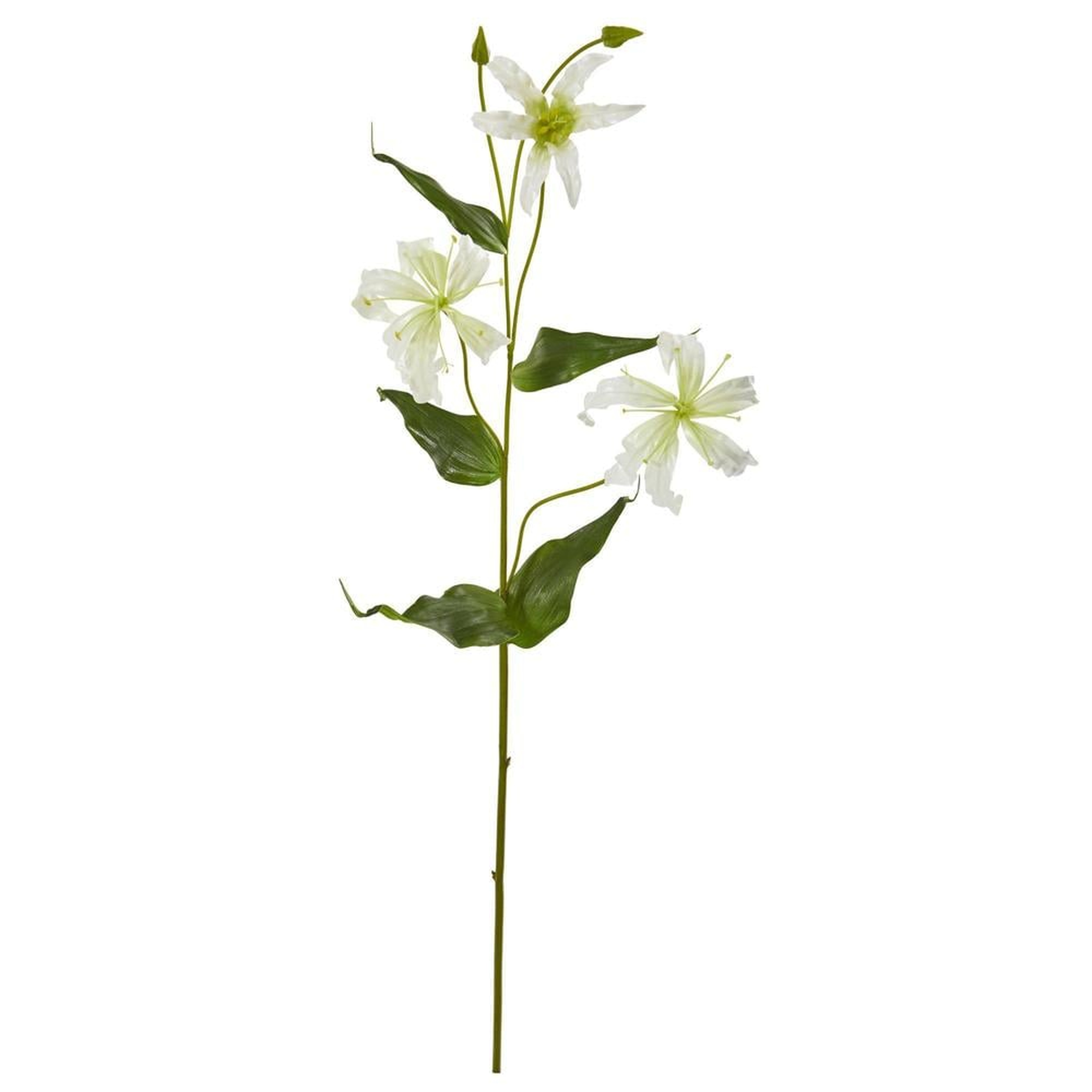 33” Gloria Lily Artificial Flower (Set of 4) - Fiddle + Bloom