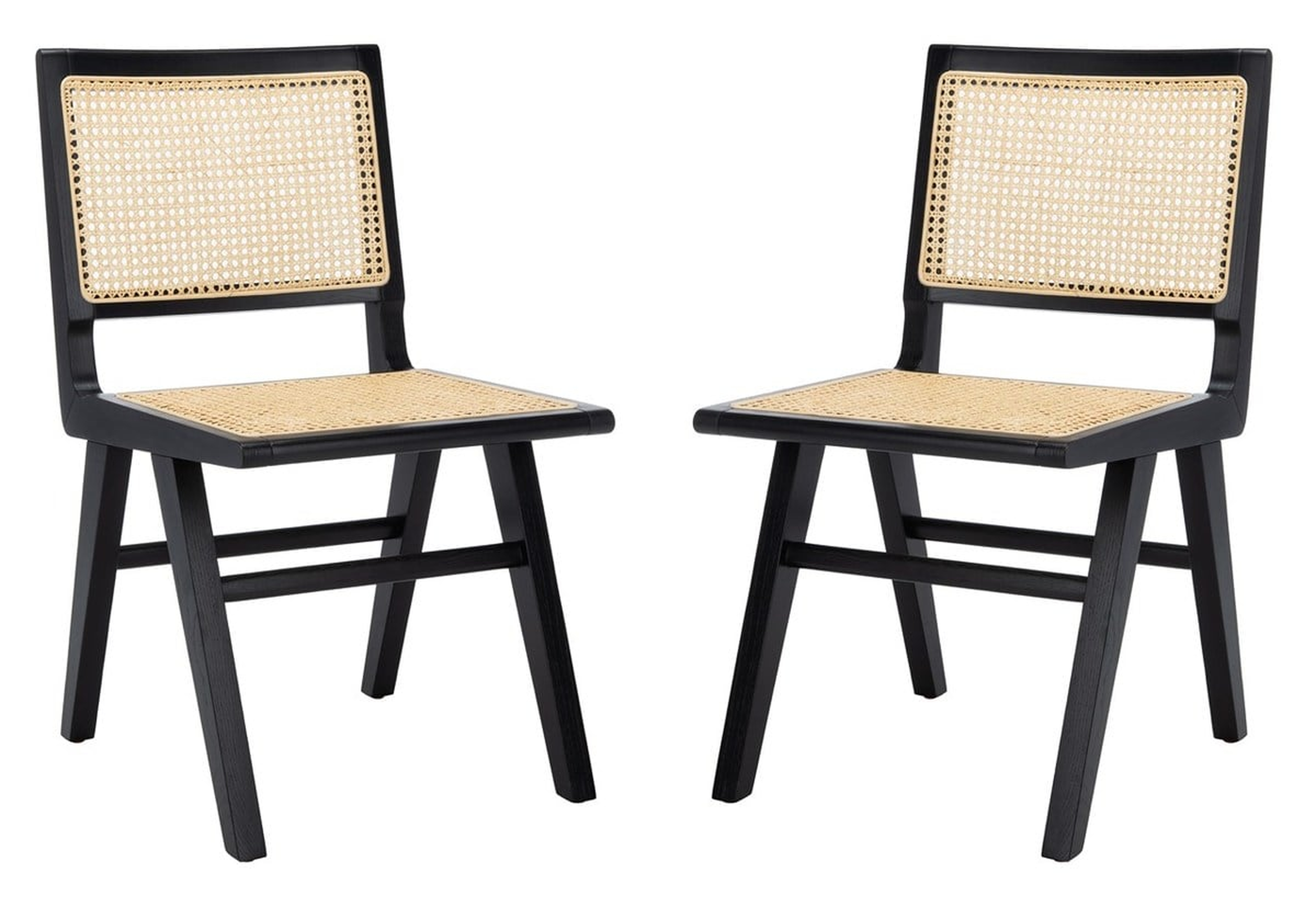 Hattie Rattan Dining Chair (Set of Two) - Safavieh