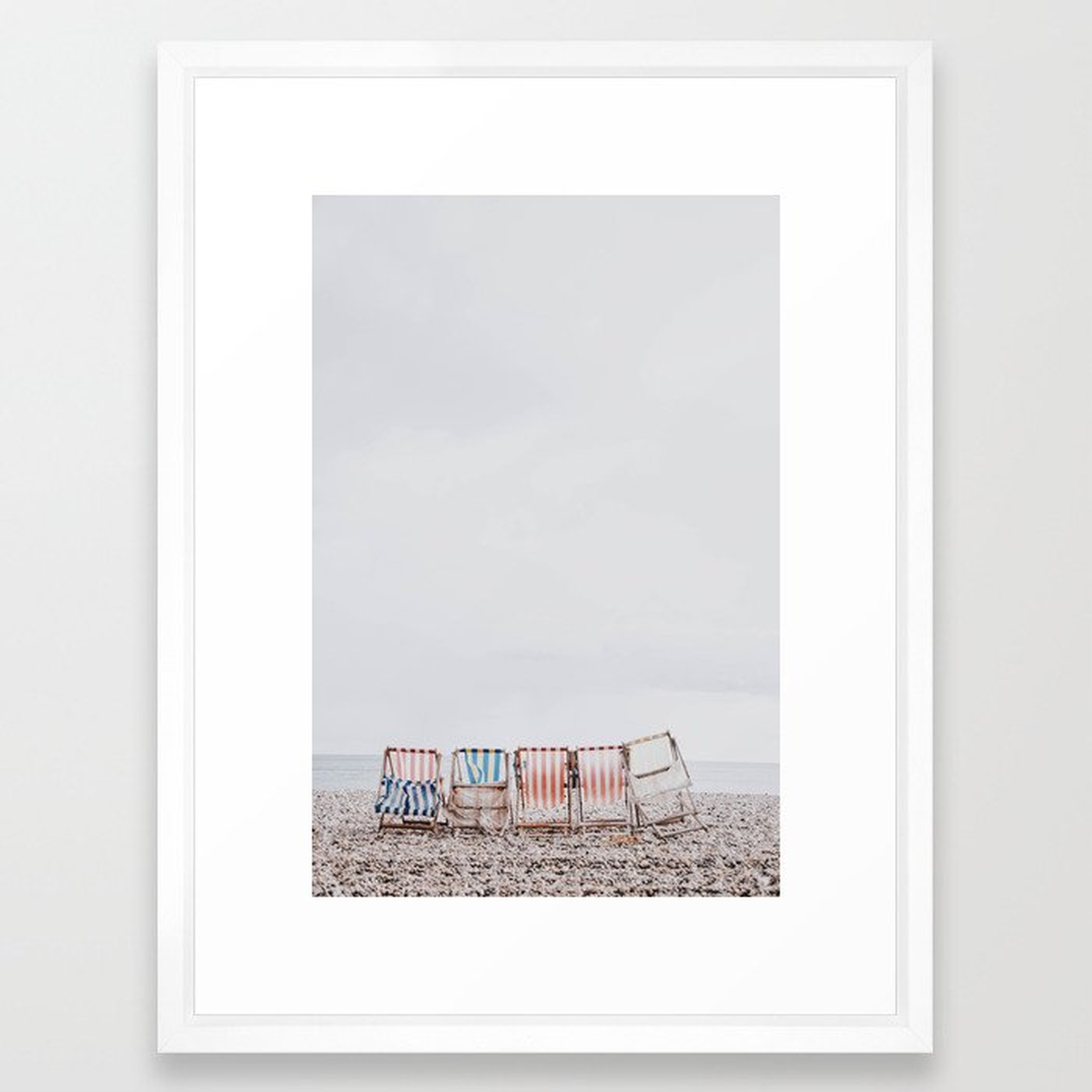 summer beach iii Framed Art Print - Society6