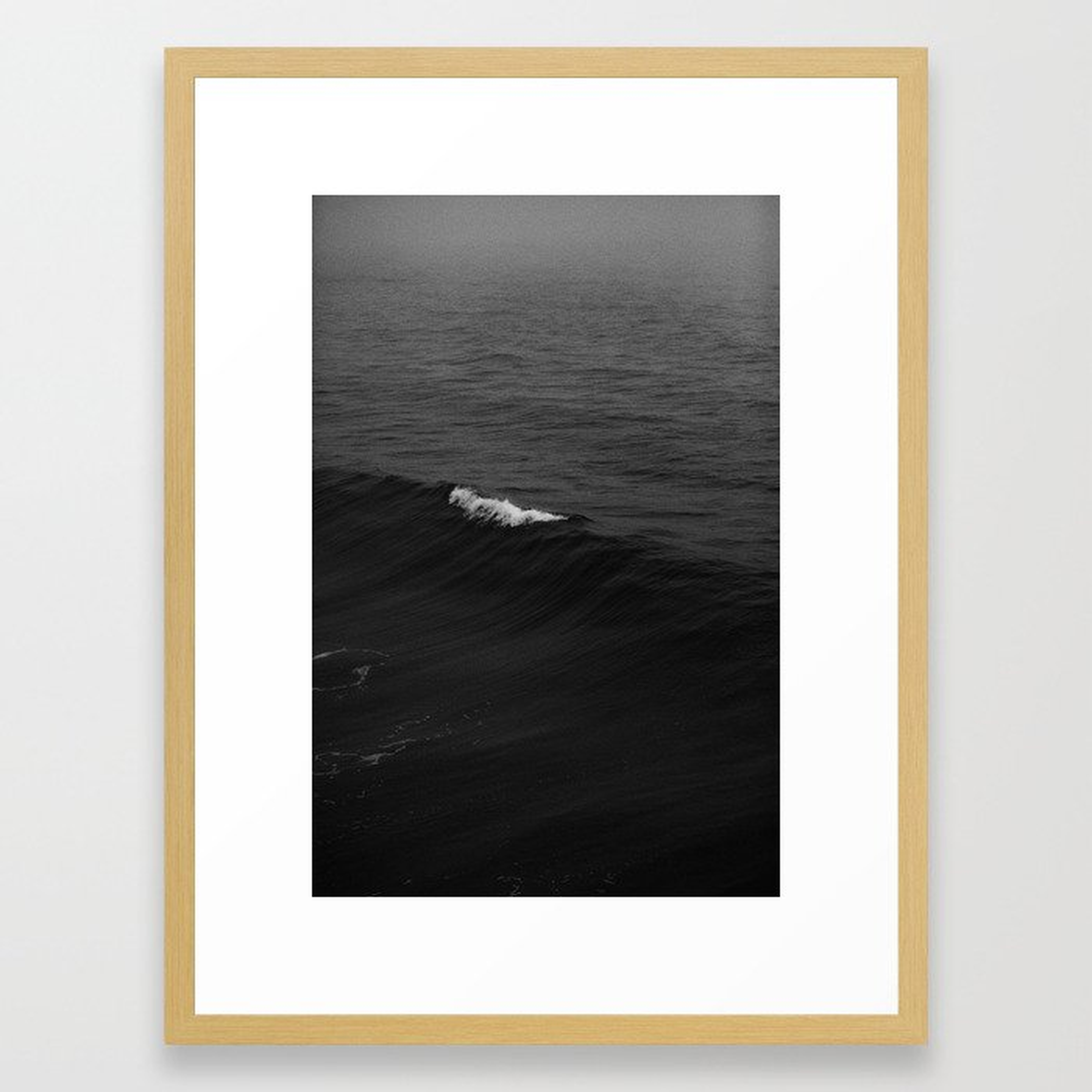 OCEAN WAVES V Framed Art Print - Society6