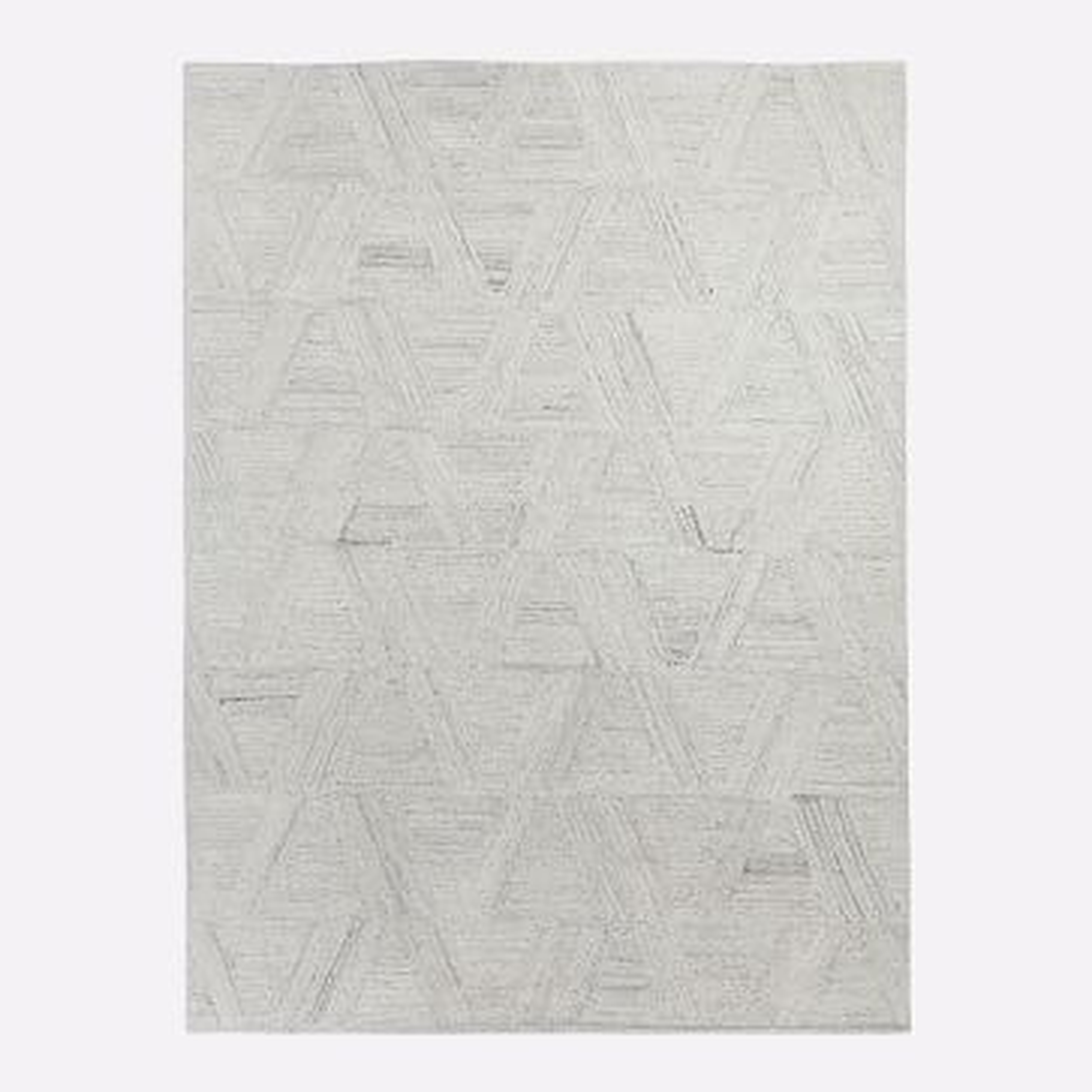 Glacial Rug, 9'x12', Frost Gray - West Elm