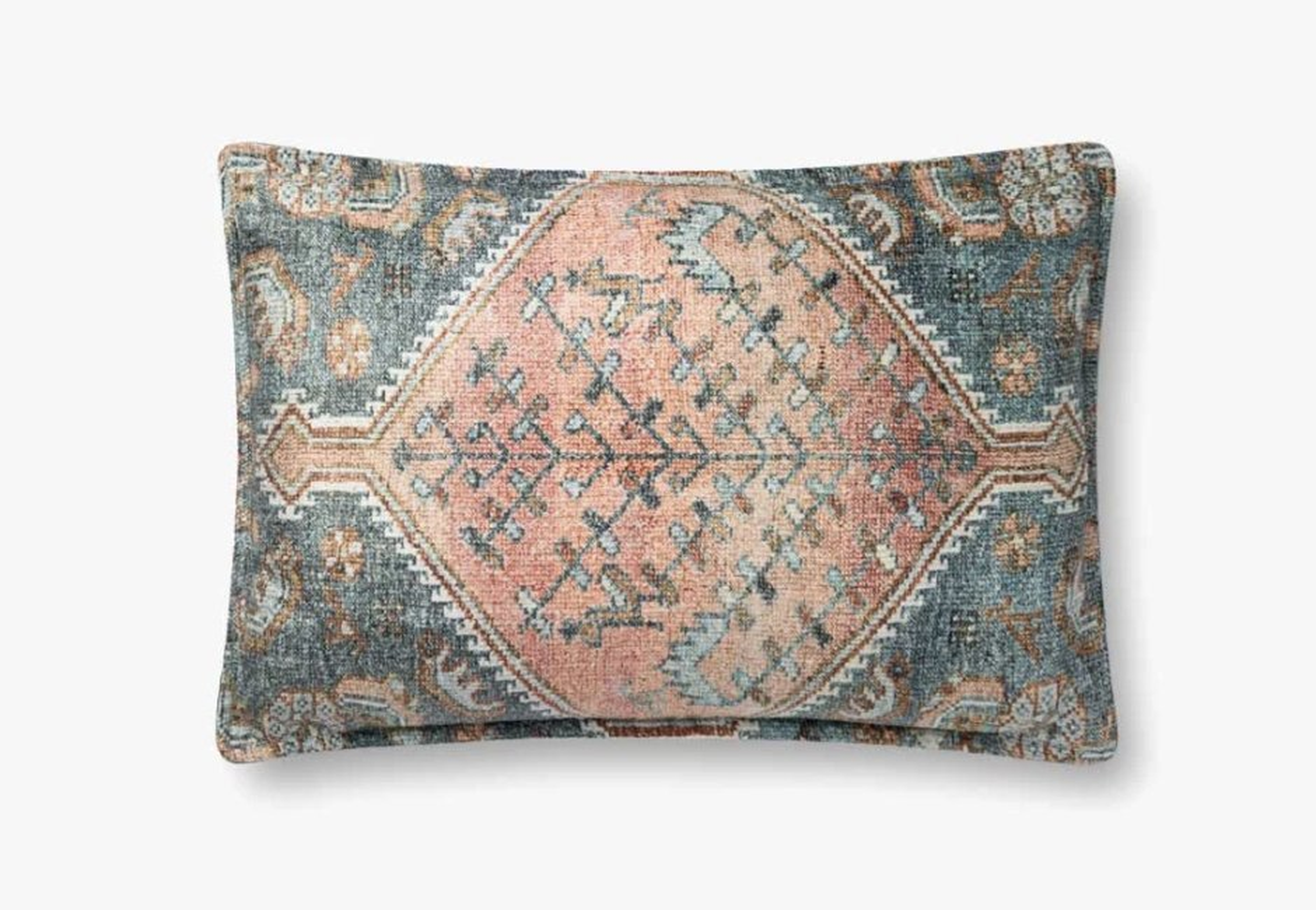 P0821 MULTI 16x26" PILLOW COVER ONLY - Loloi Rugs