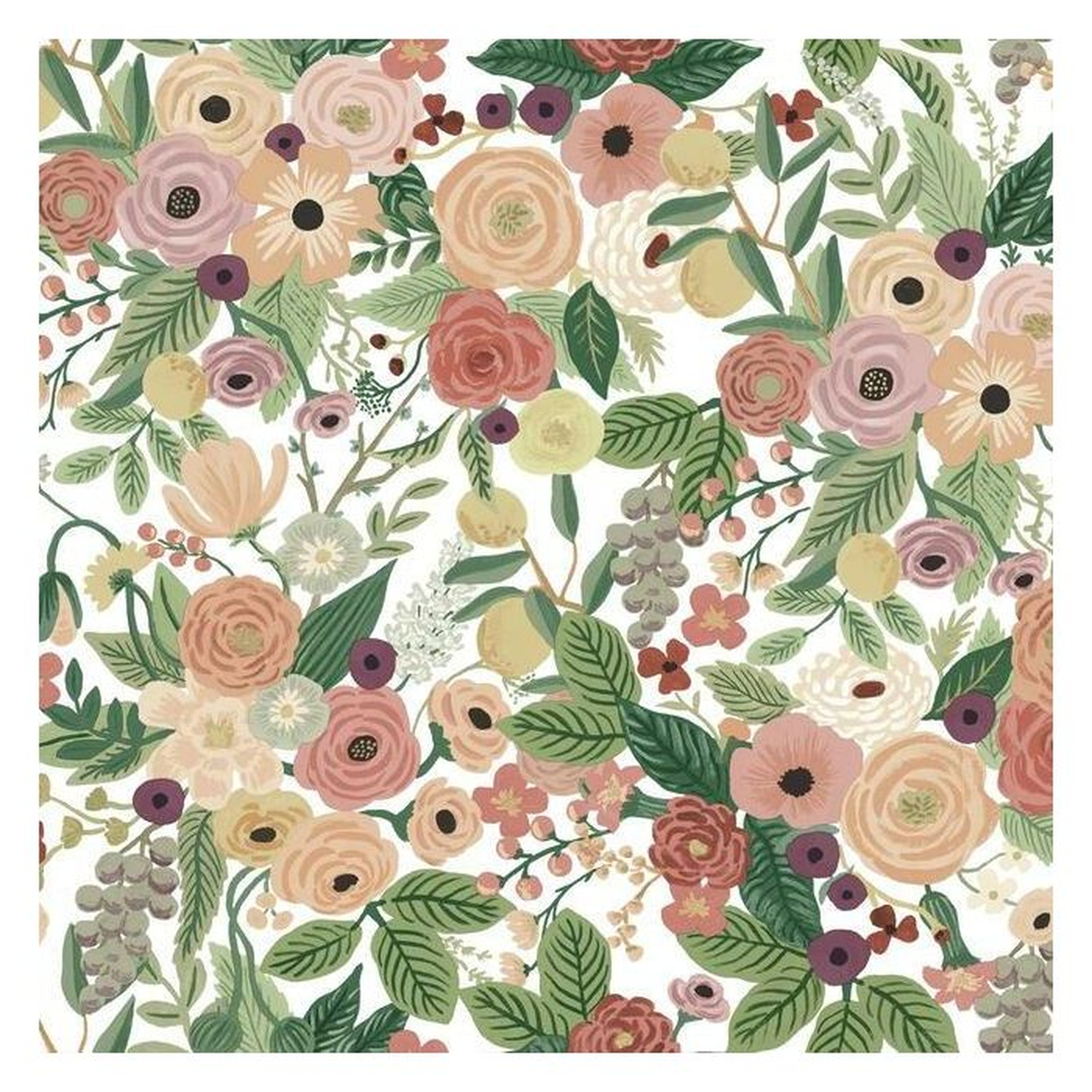 Garden Party Premium Peel and Stick Wallpaper - York Wallcoverings