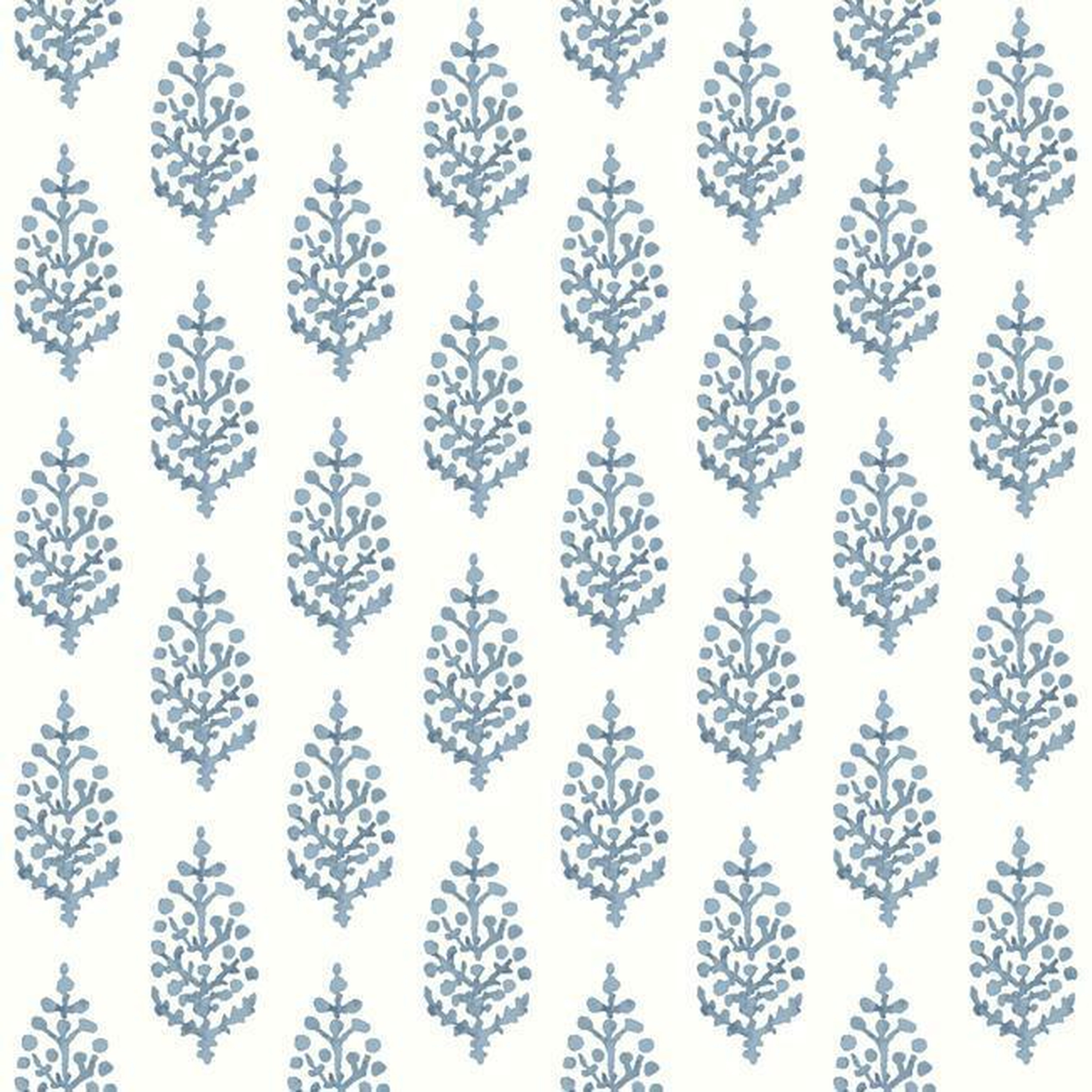 Paisley On Calico Unpasted Wallpaper - York Wallcoverings