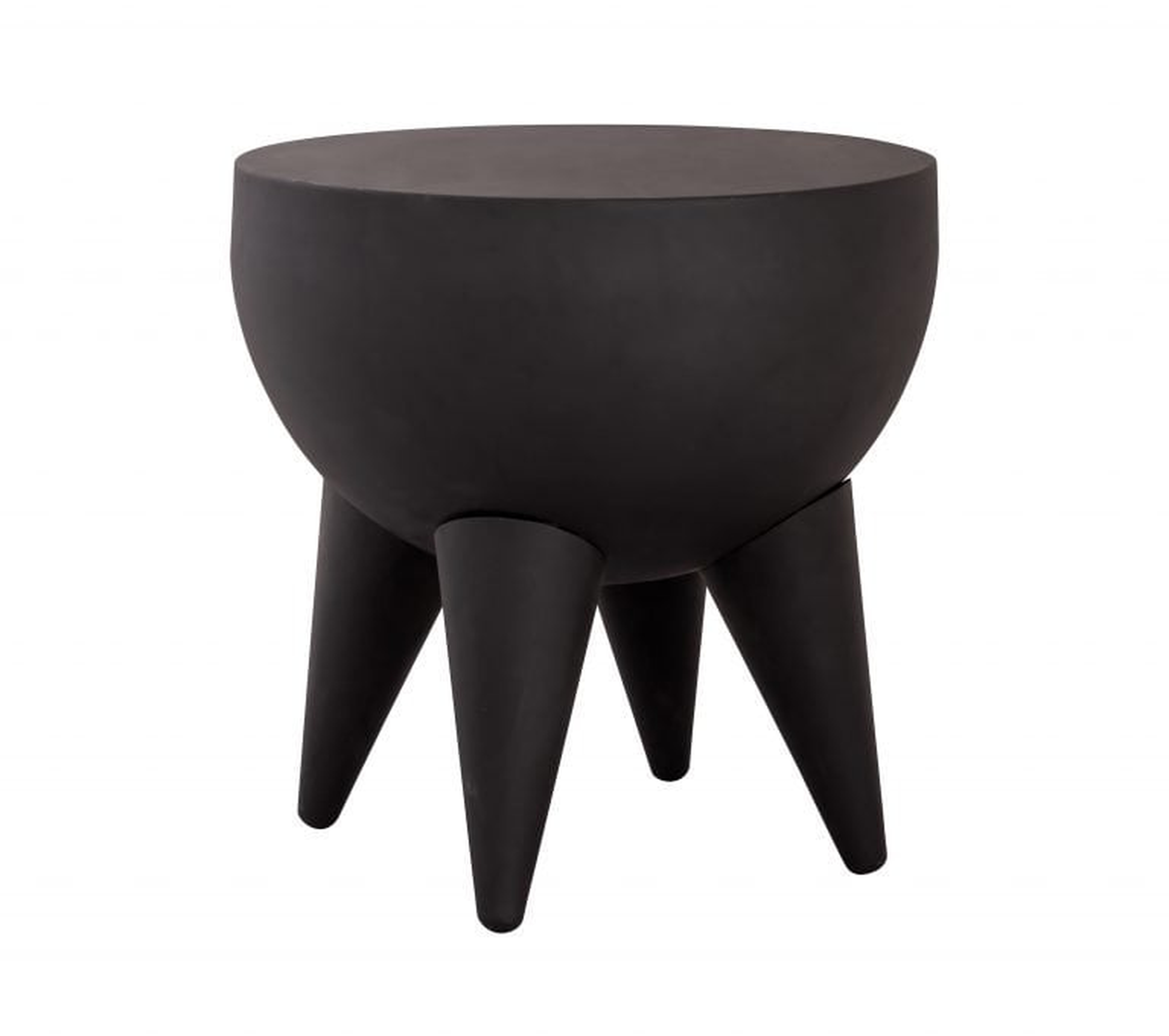 Spike Black Side Table - TOV FURNITURE