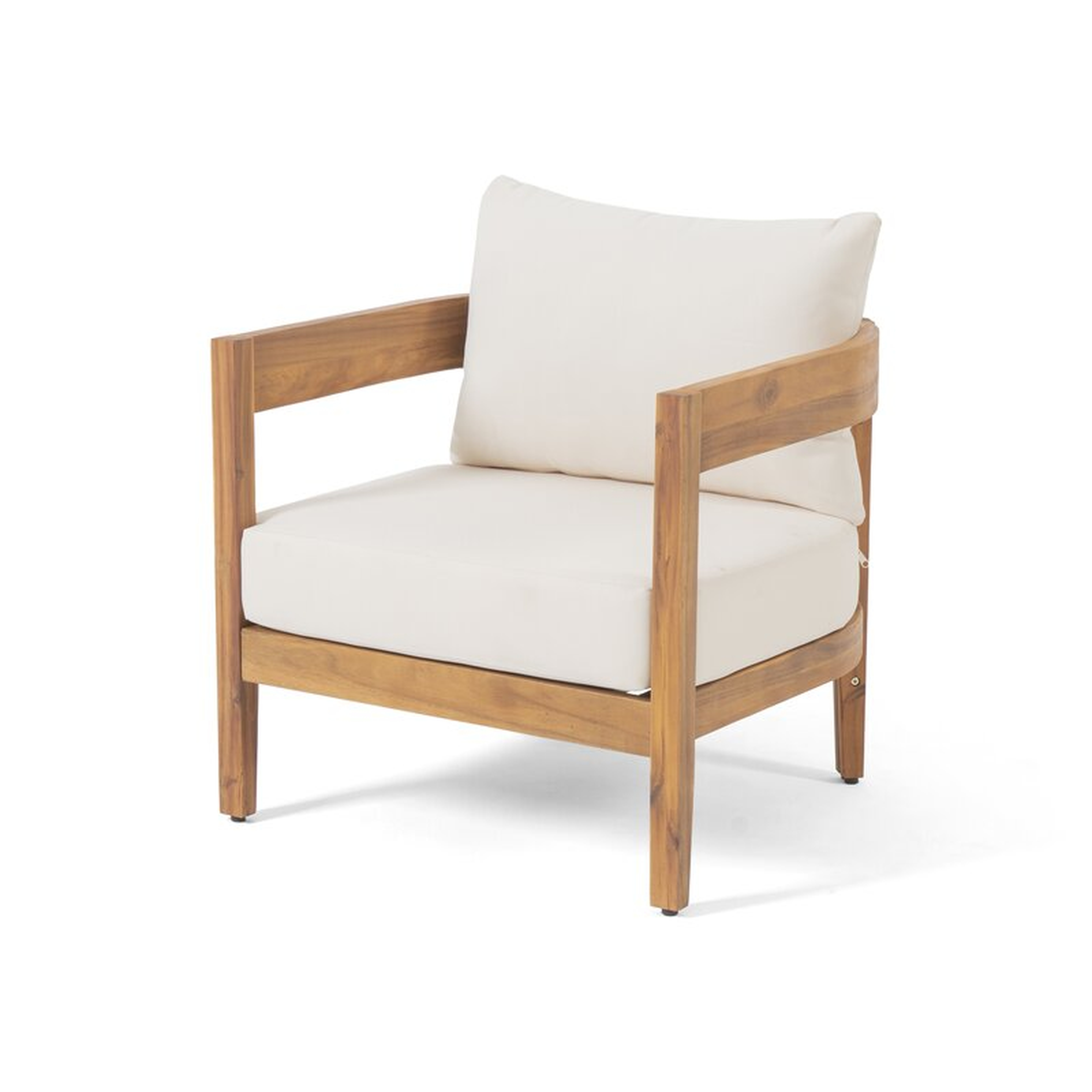 Vita Outdoor Patio Chair with Cushions (Set of 2) - Wayfair