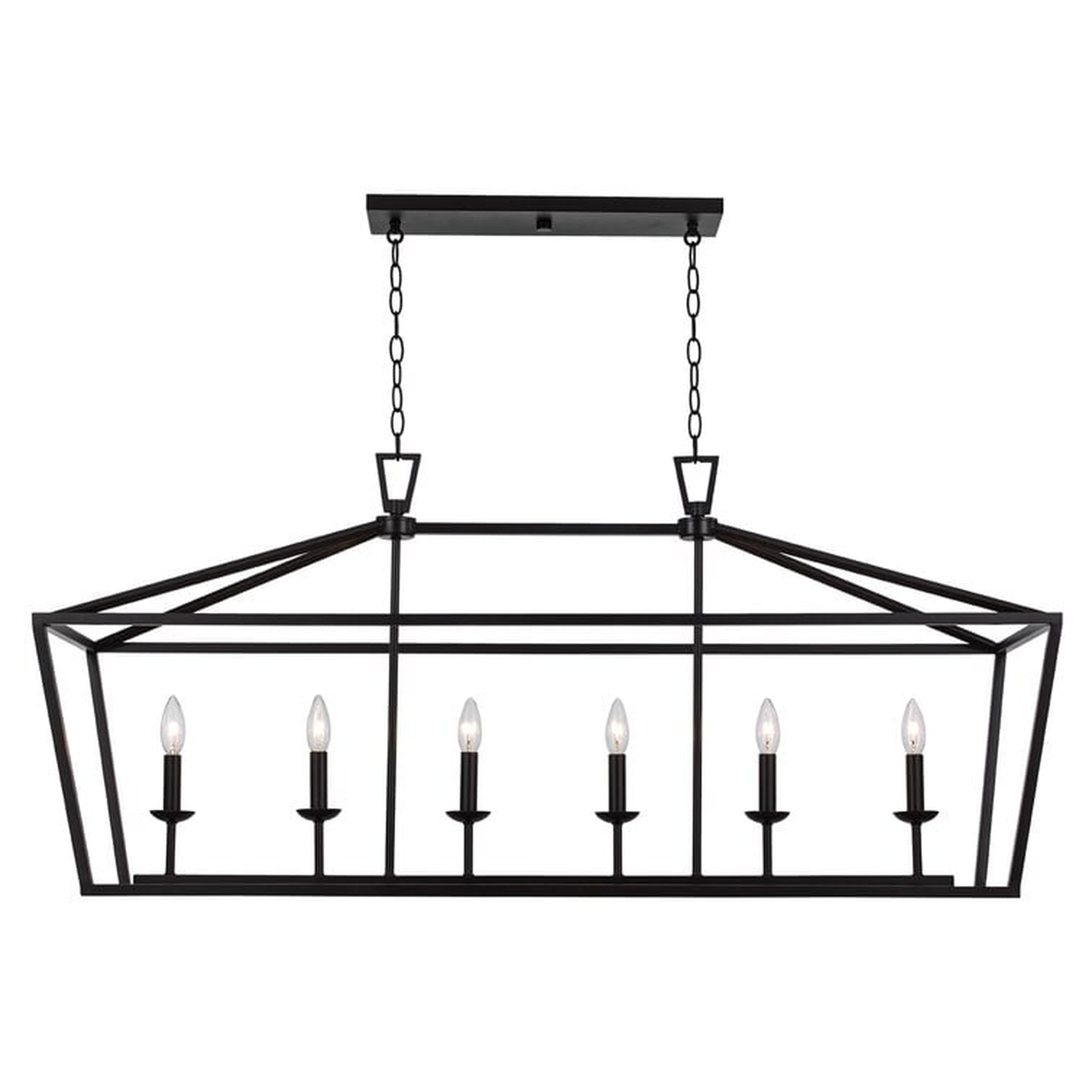 Neuhaus 6 - Light Kitchen Island Linear Pendant - Wayfair
