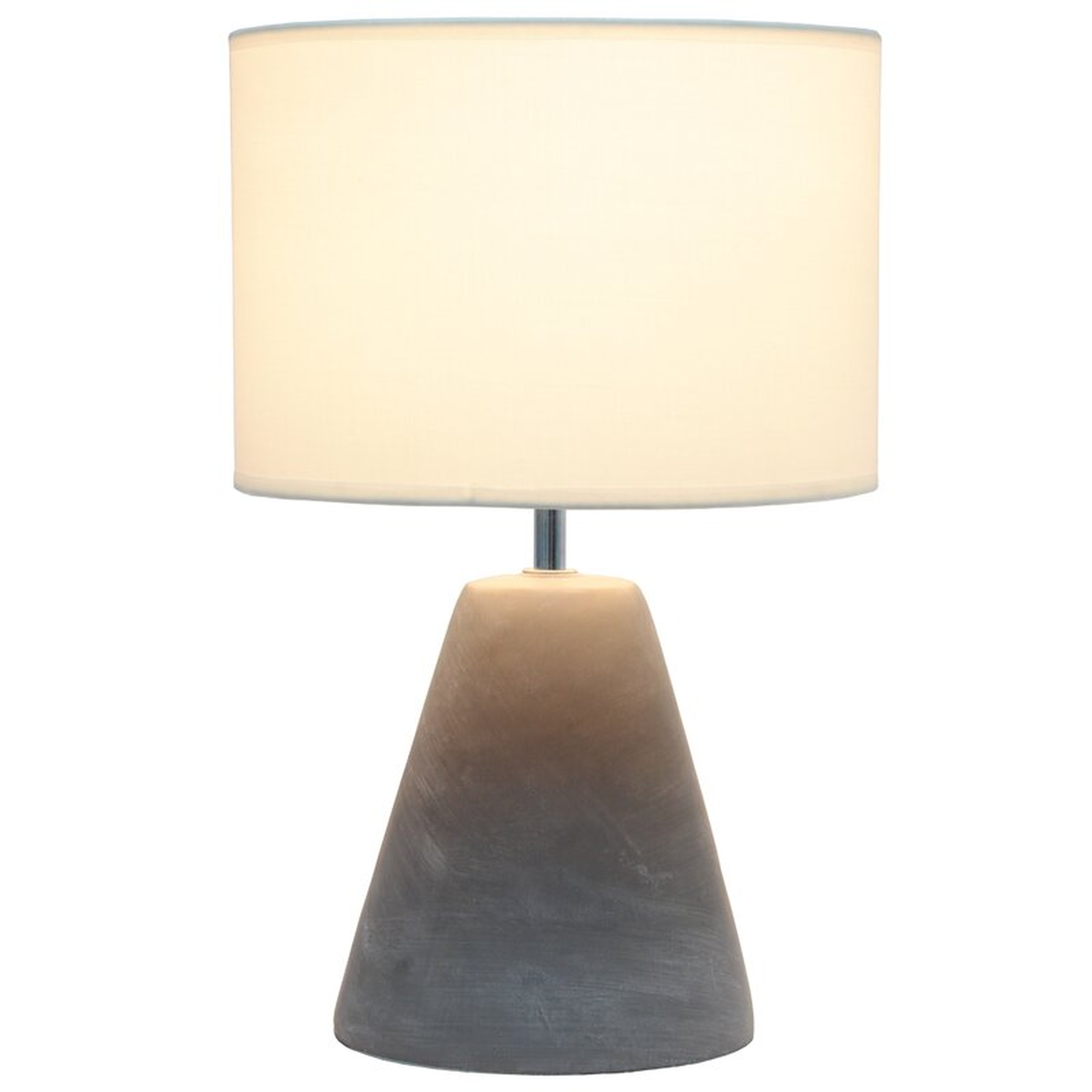 Aleah 14.2" Gray Table Lamp - Wayfair