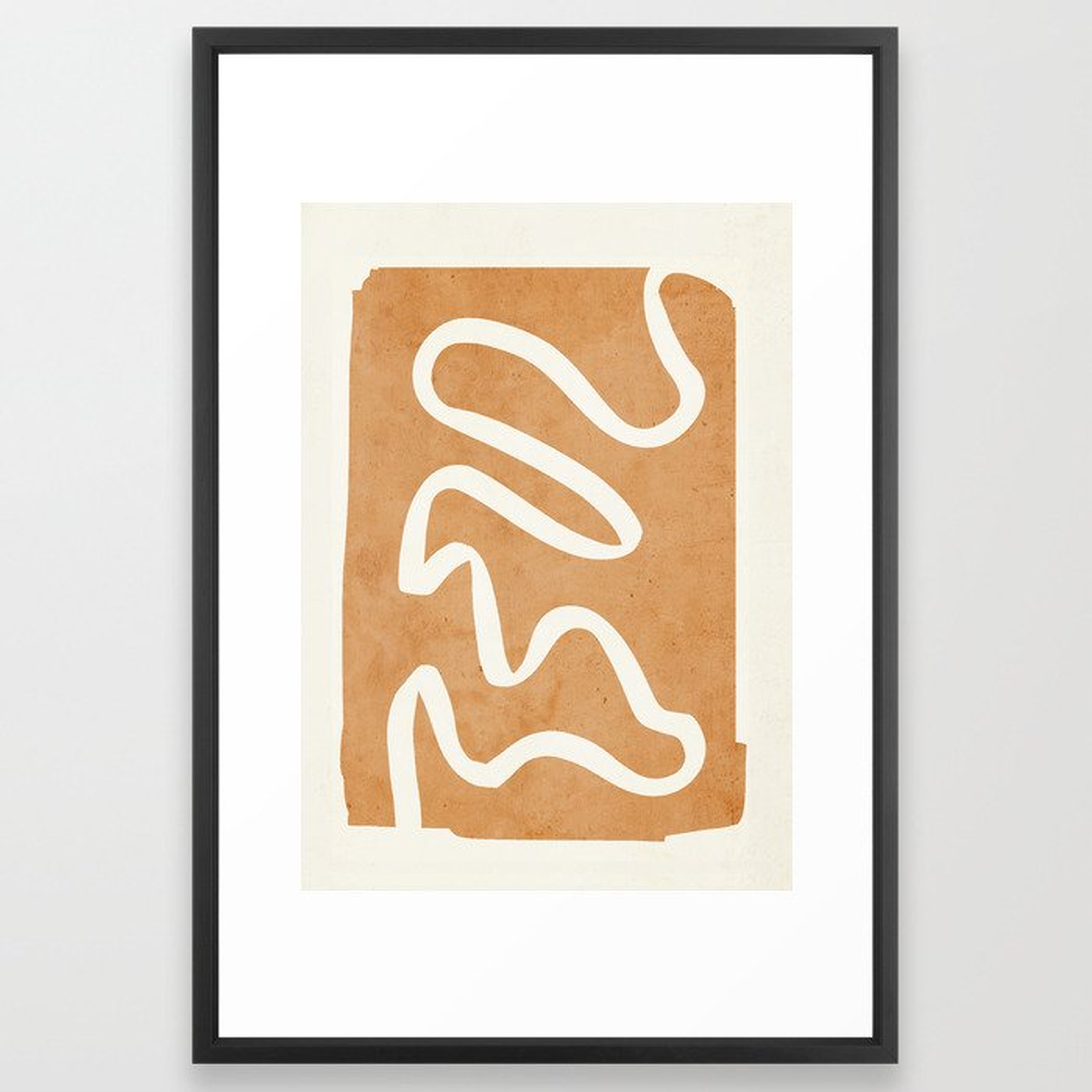 abstract minimal 31 Framed Art Print by ThingDesign - Society6