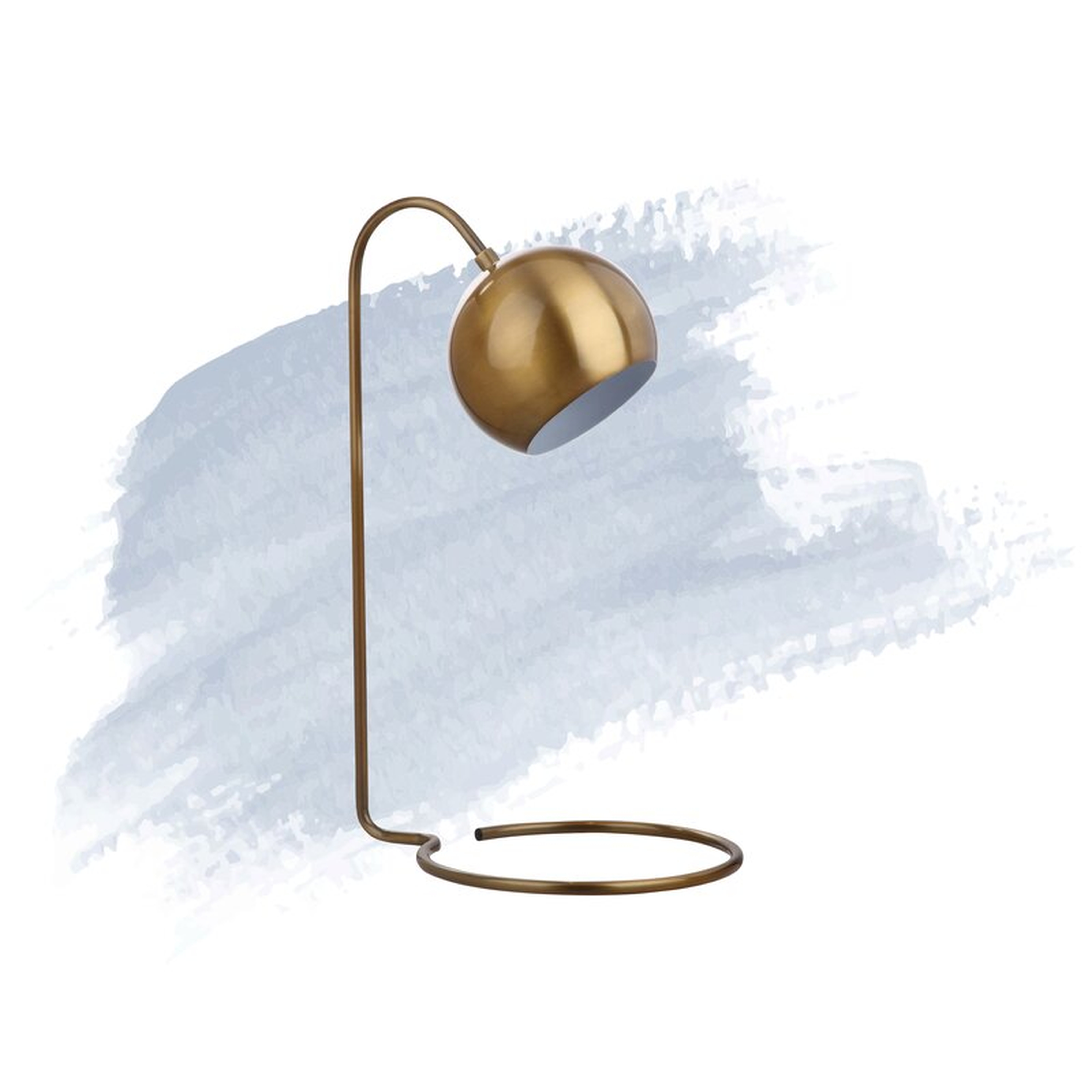 Gold Shania 22" Desk Lamp - Wayfair