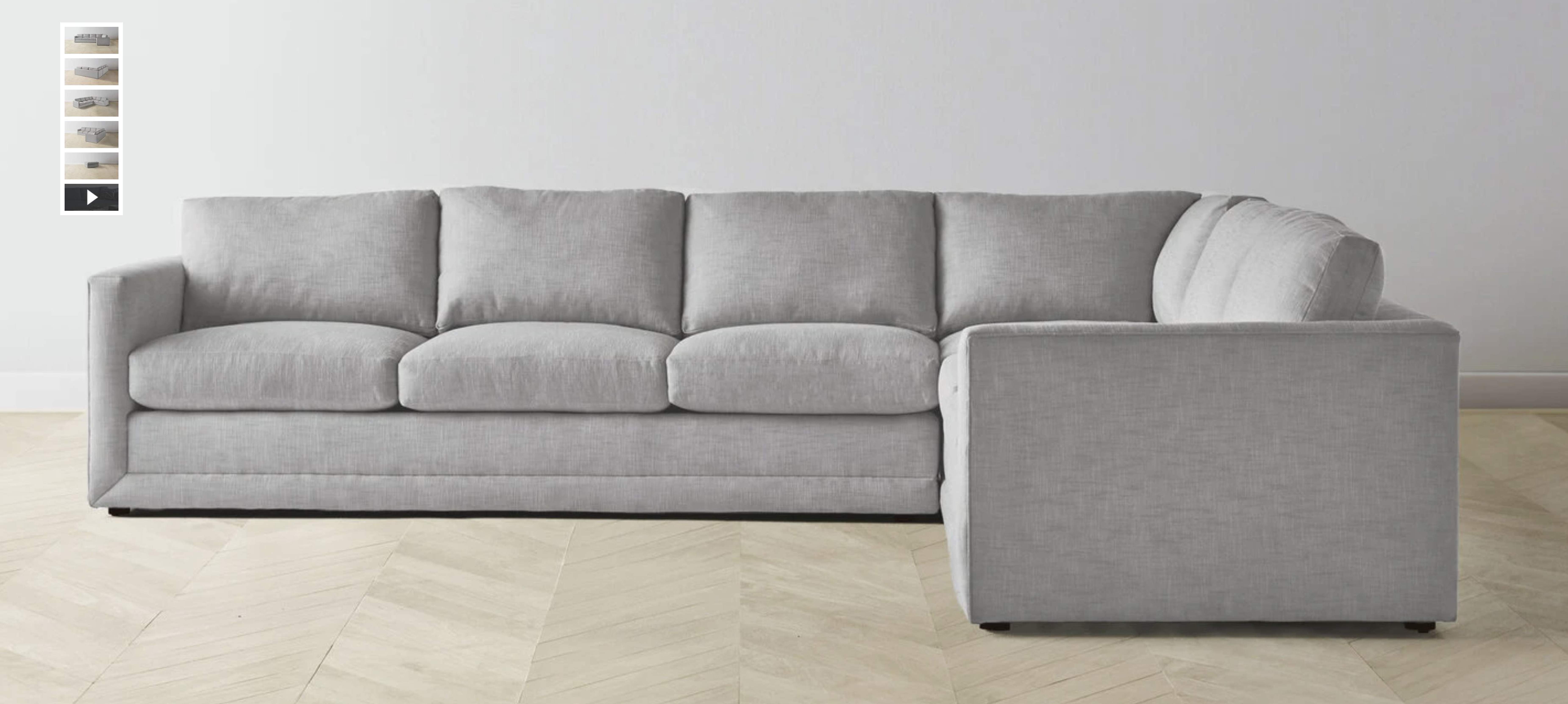 The Warren - Sectional - L Sectional - Right: 123" / Left: 98" - Maiden Home