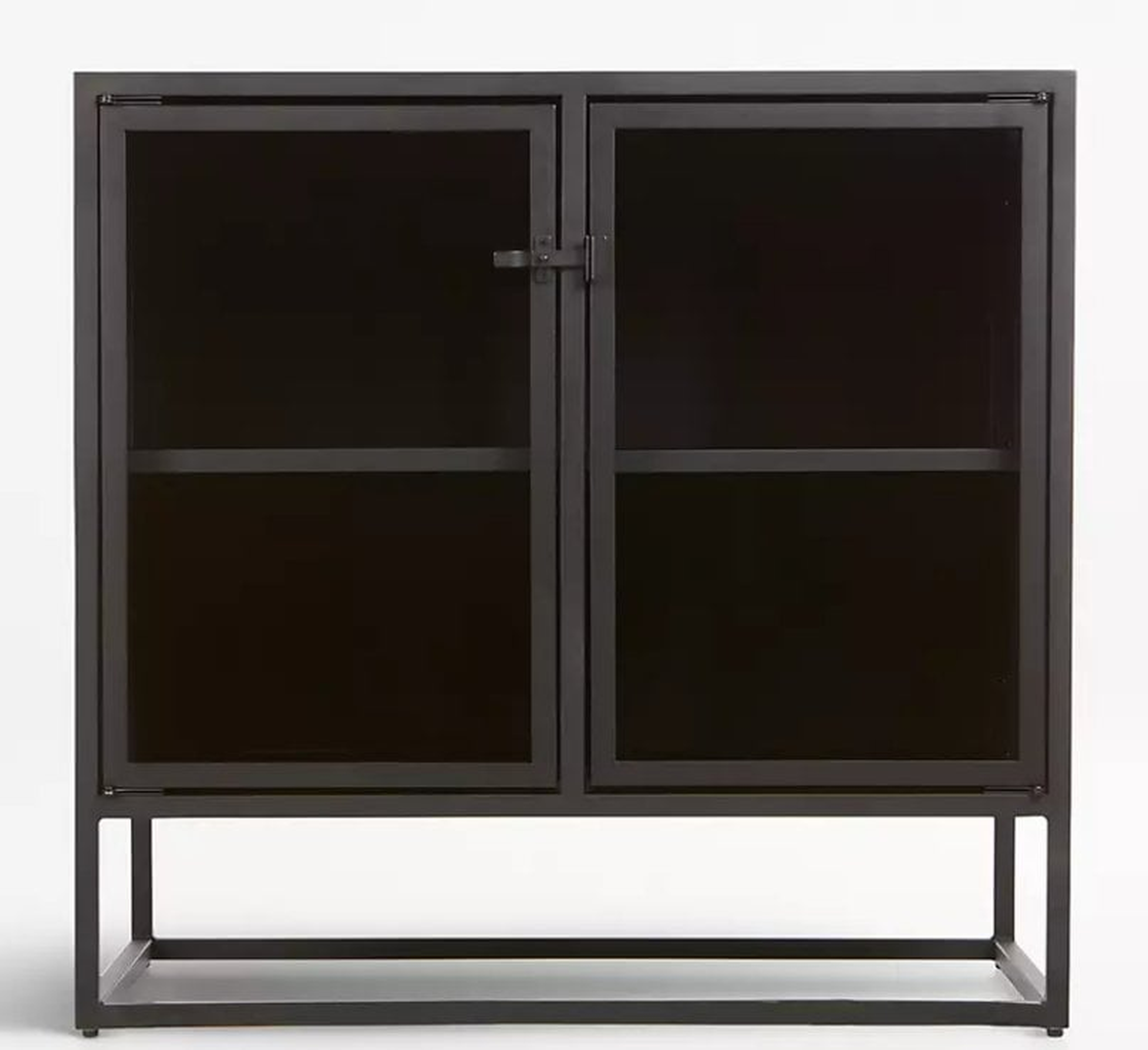 Casement  Black Small Metal Sideboard - Crate and Barrel