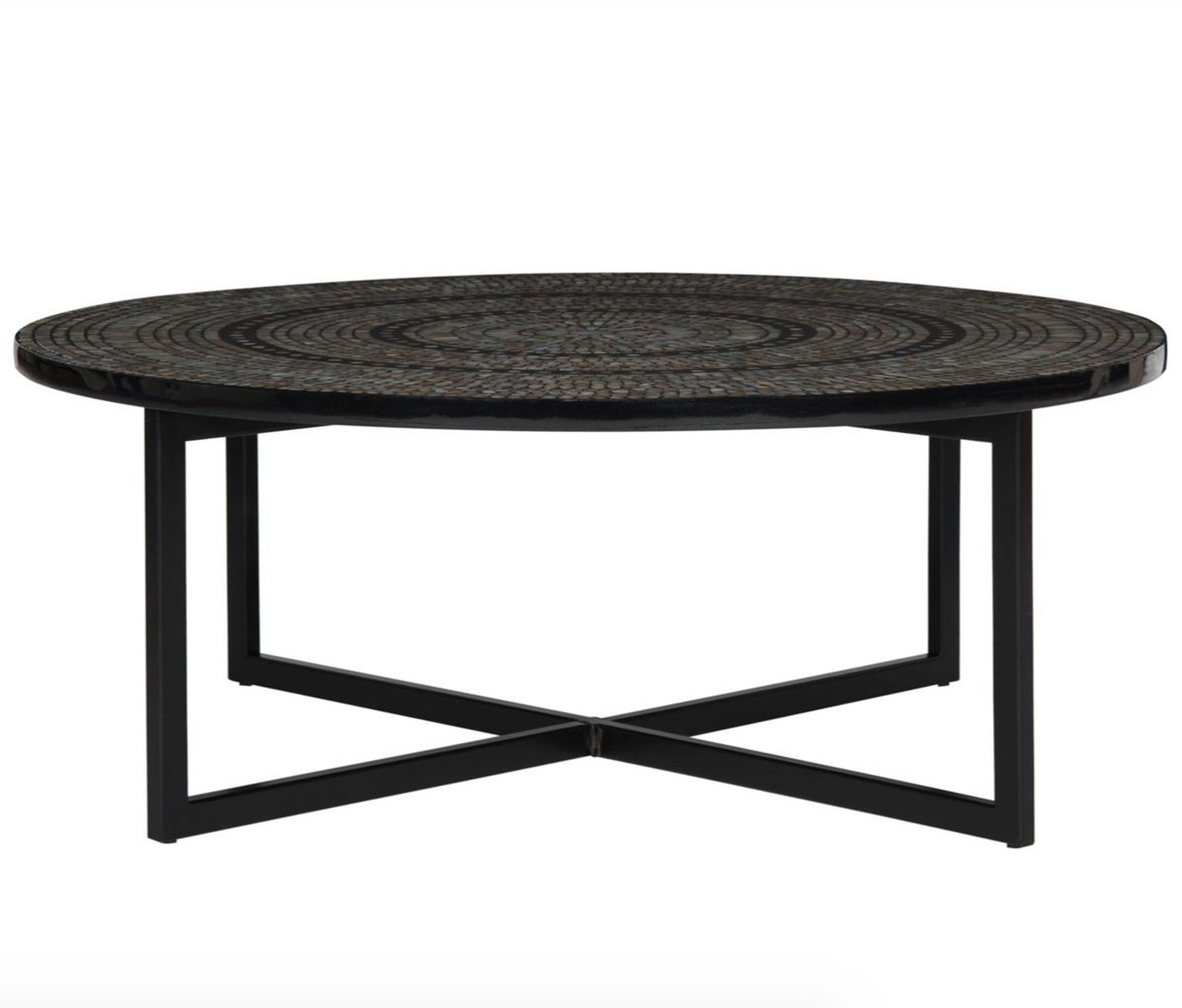 Cheyenne Coffee Table - Grey - Safavieh - Safavieh