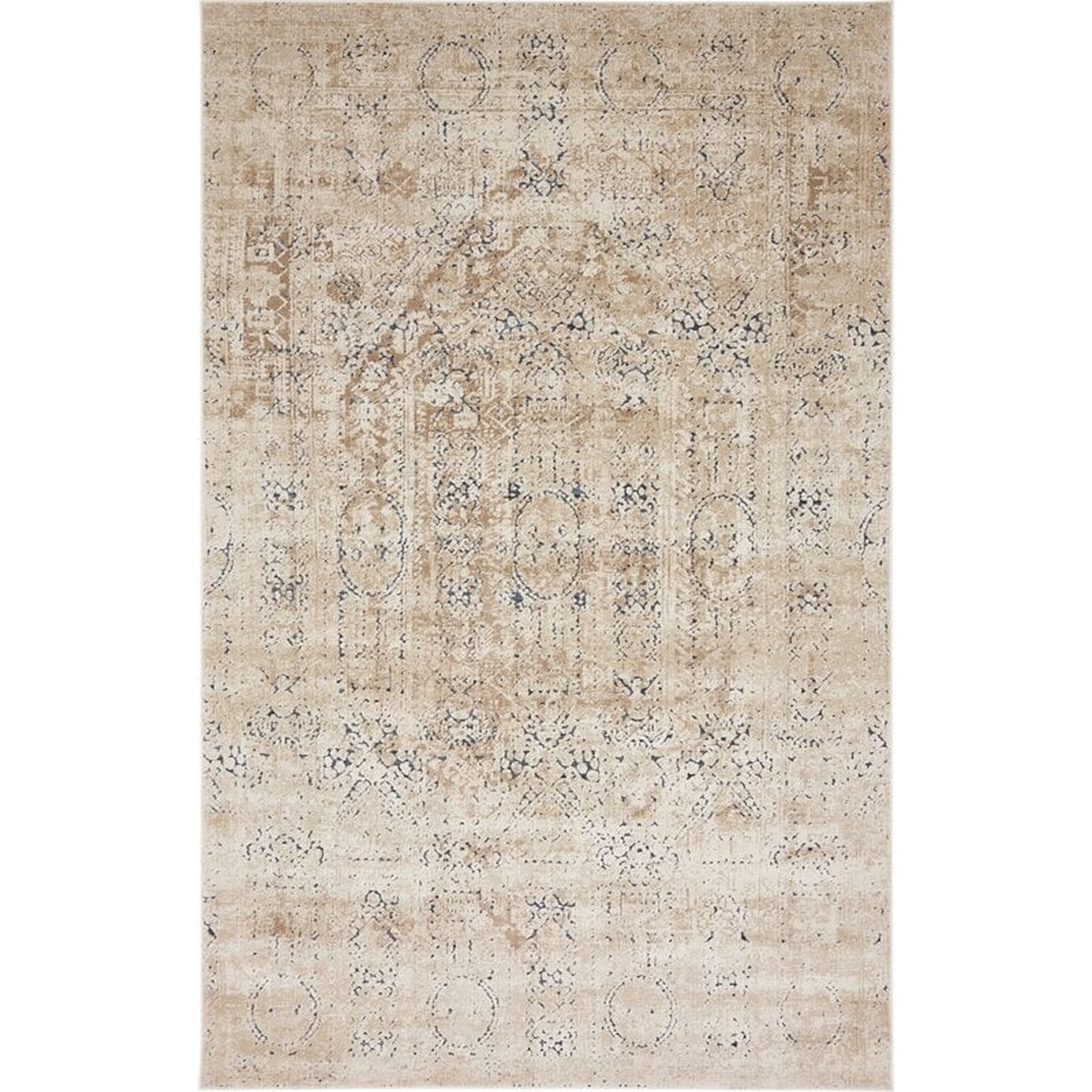 Laplante Oriental Beige Area Rug - Wayfair