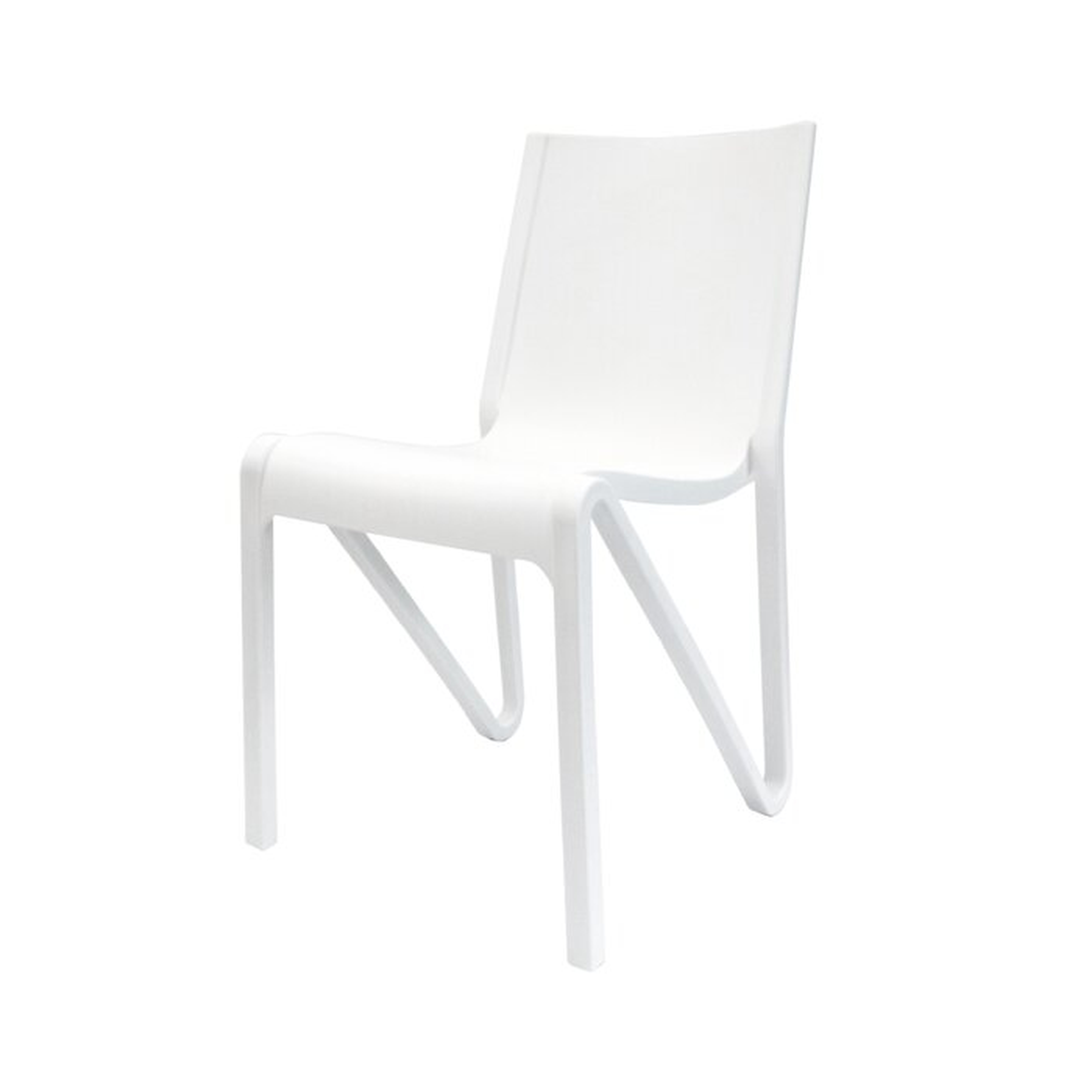 Kinman Modern Stacking Patio Dining Chair set of 4 - Wayfair