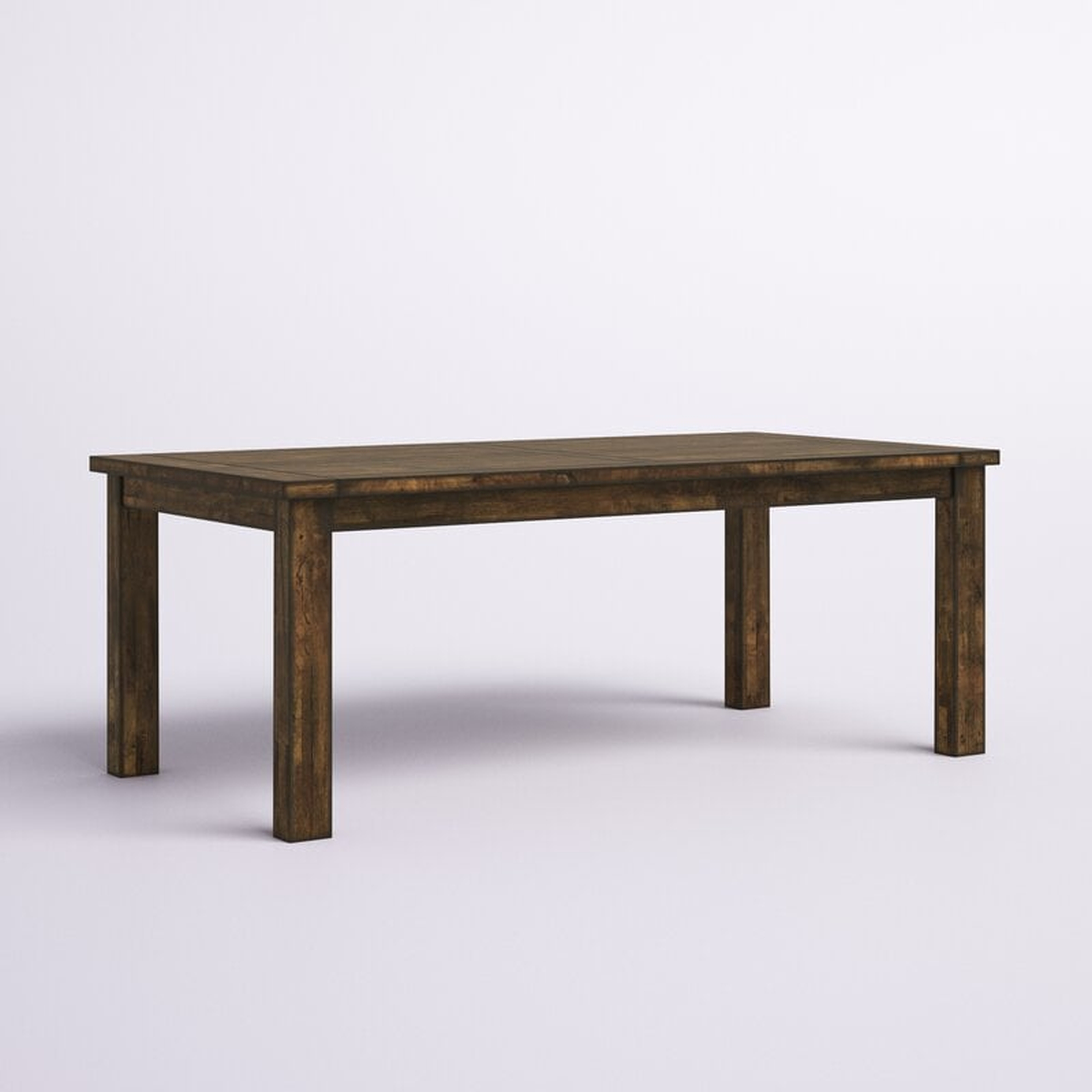 Aster 78.75" Rubberwood Solid Wood Dining Table - Wayfair