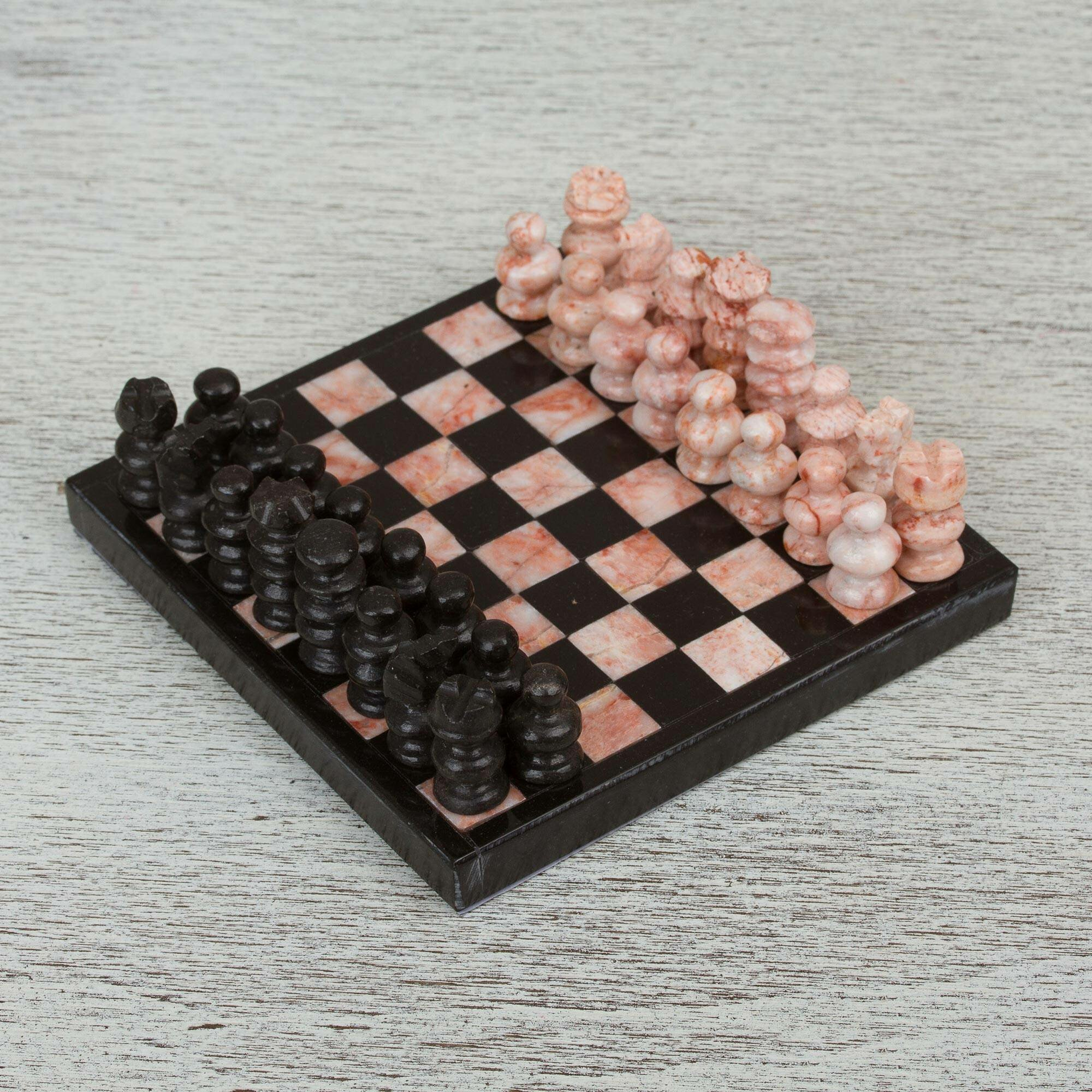 Handmade Tia Black Chess Board Game - Wayfair