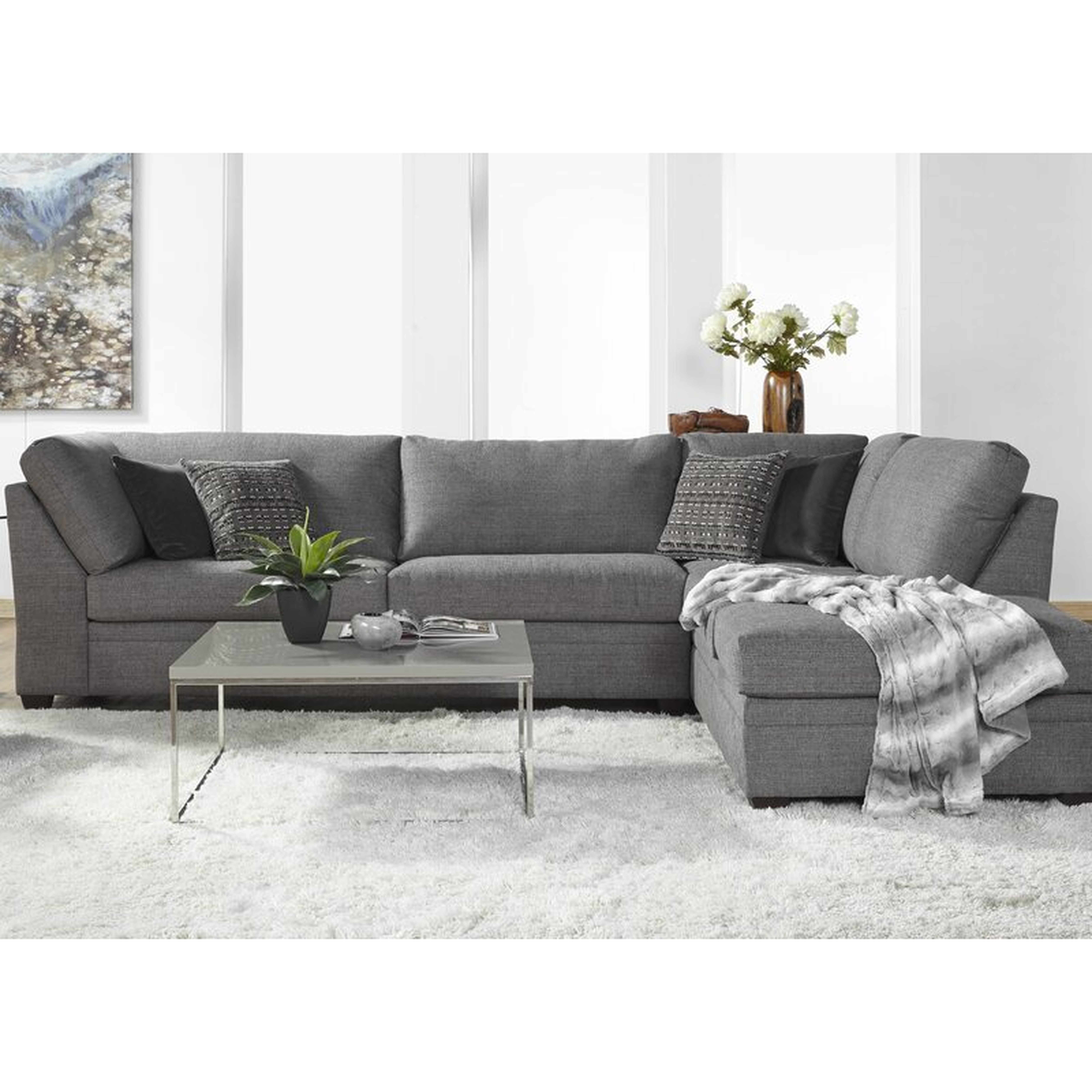 Perrault 130" Right Hand Facing Sectional - Birch Lane