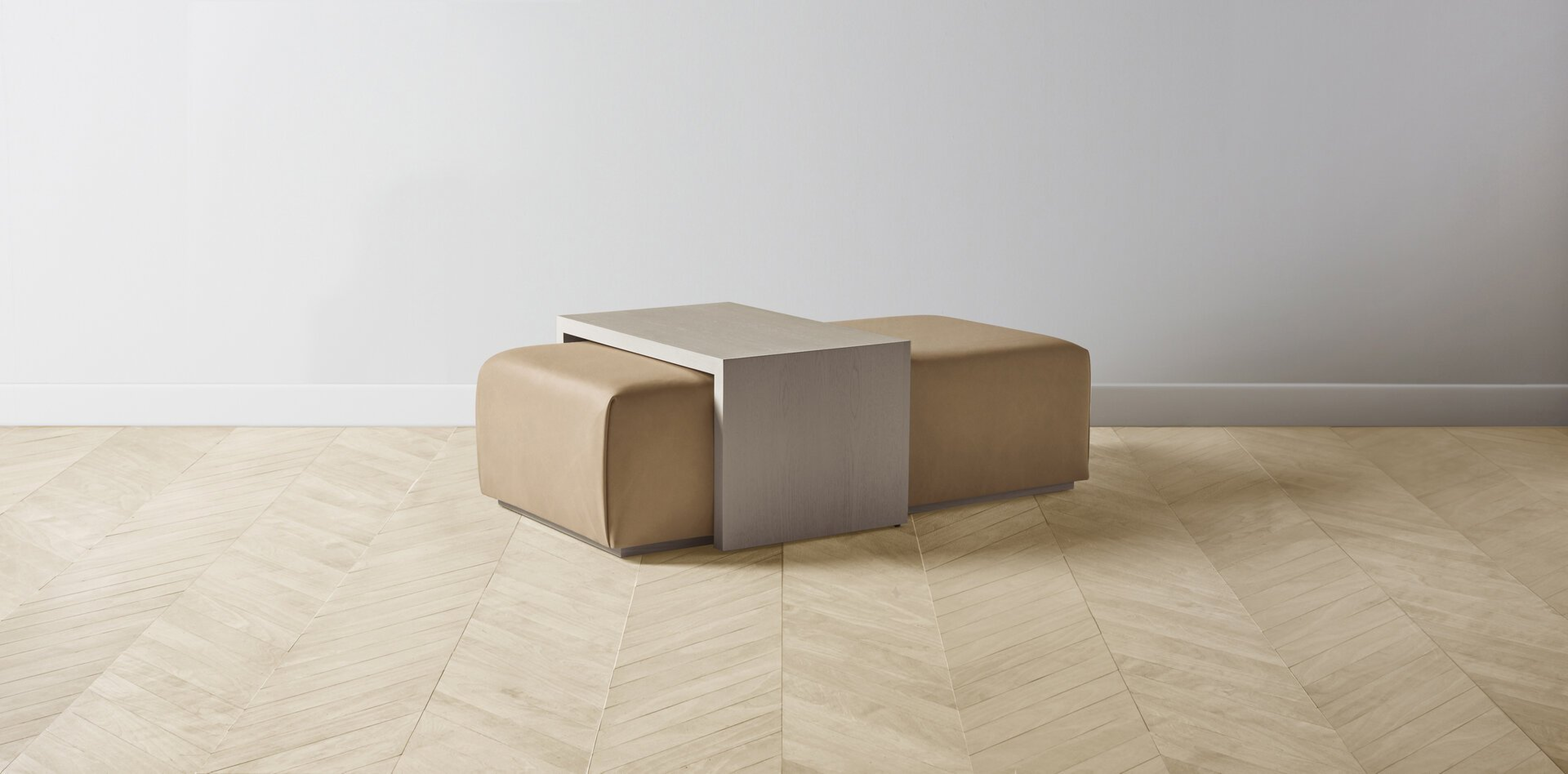 The Bowery Coffee Table Ottoman - Maiden Home